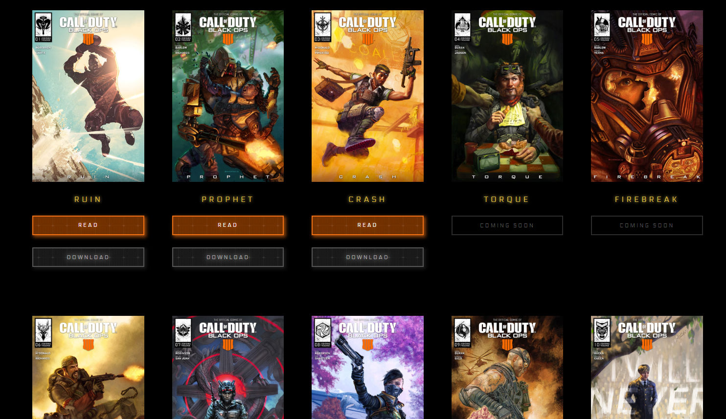 Cómics Call of Duty Black Ops IIII call of duty