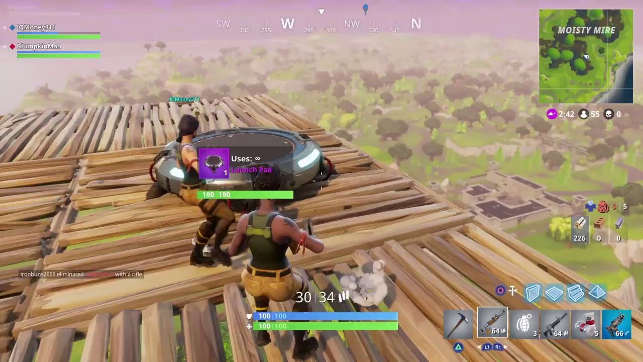 Fortnite Battle Royale - Plataforma de lanzamiento Fortnite Battle Royale - Plataforma de lanzamiento