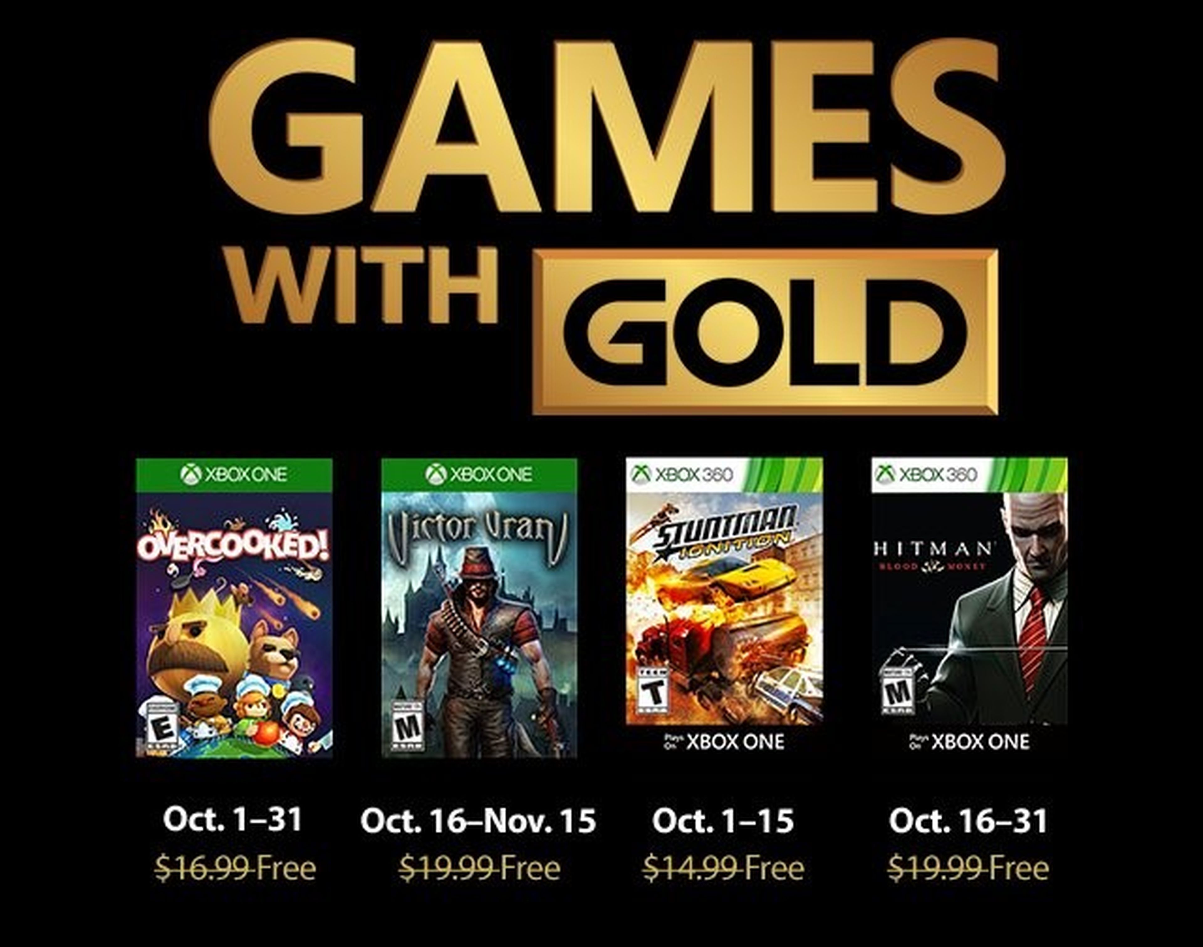 Games With Gold octubre