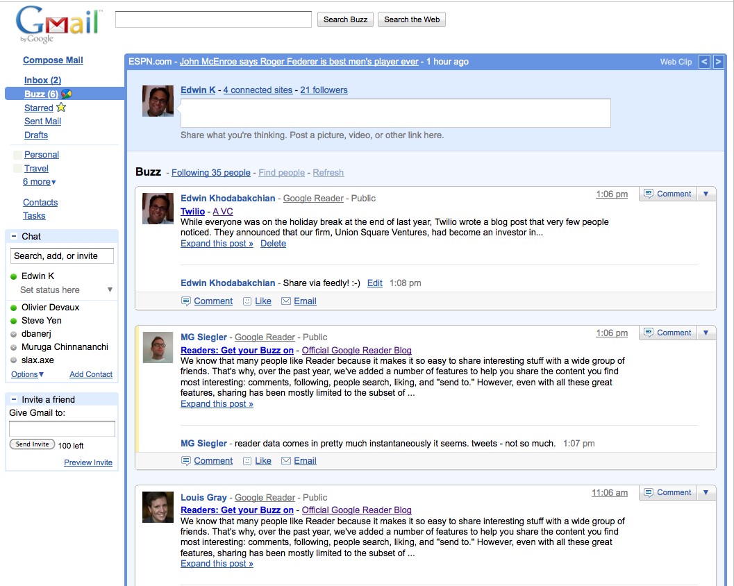 Google Buzz Google Buzz