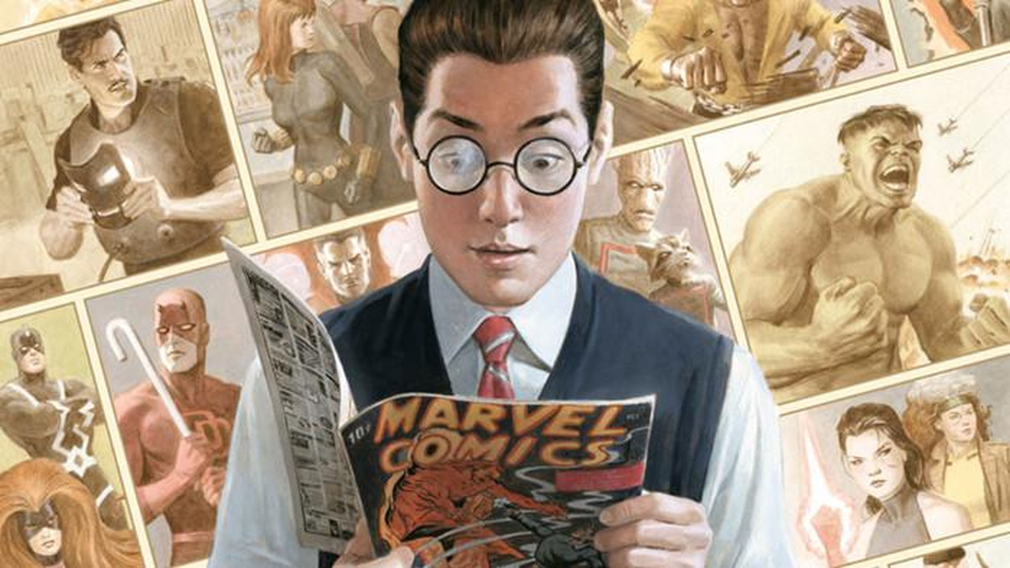 Peter Parker leyendo cómic Marvel