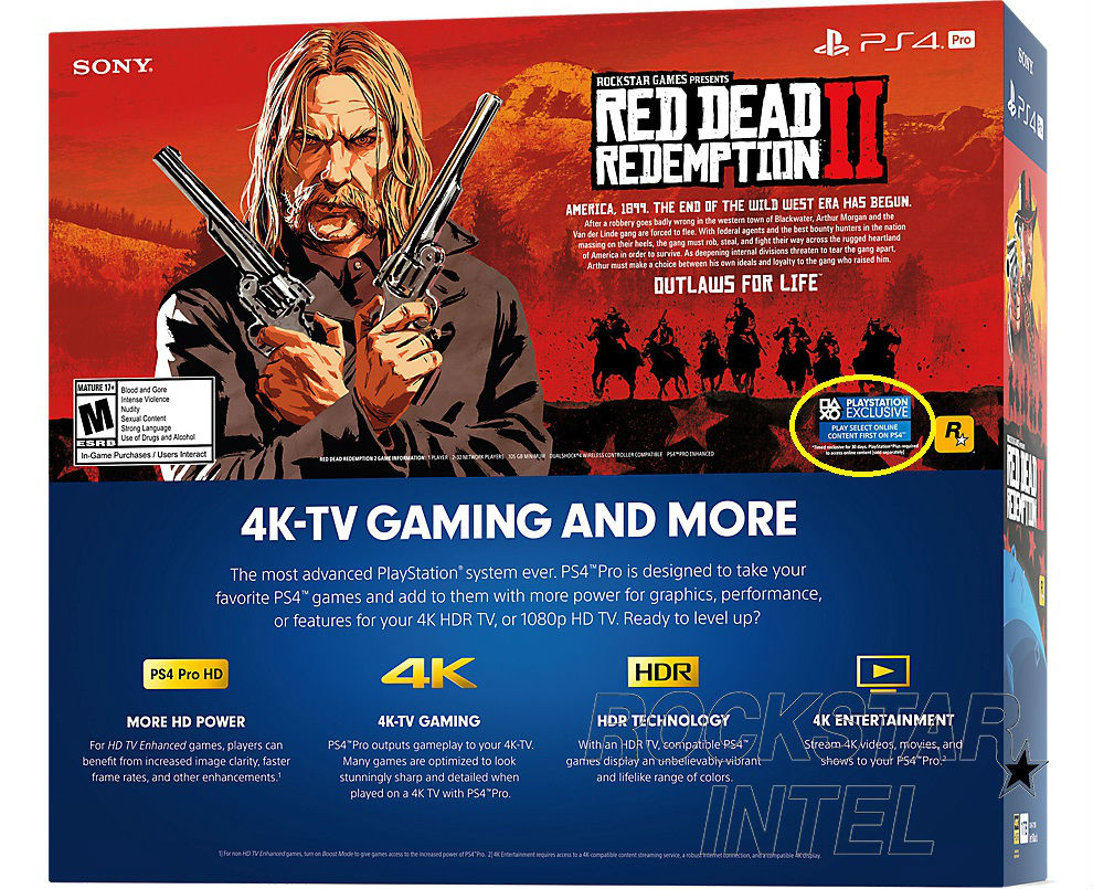 Red Dead Redemption 2 - Contenido exclusivo PS4 Red Dead Redemption 2 - Contenido exclusivo PS4