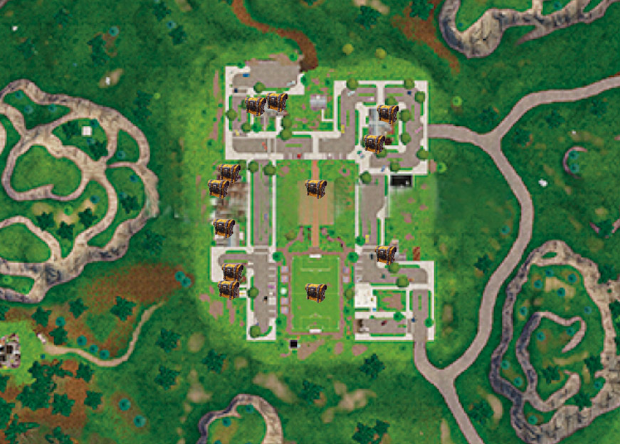Registra cofres en Parque Placentero en Fortnite Registra cofres en Parque Placentero en Fortnite
