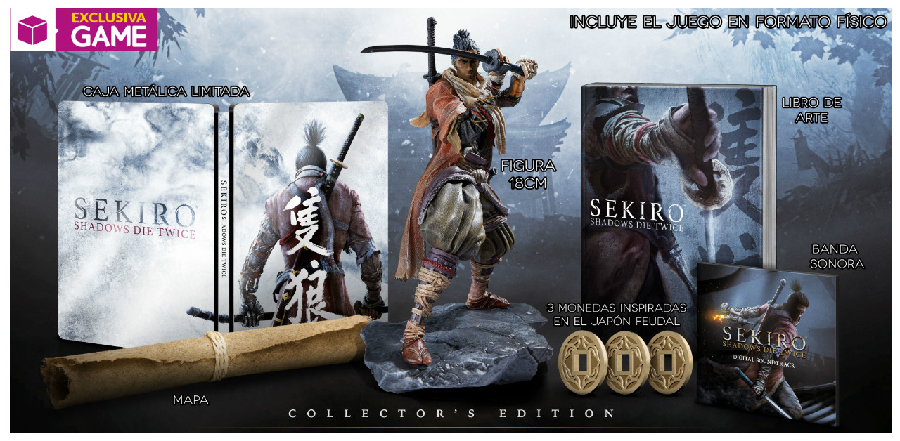 Sekiro Shadows Die Twice edición coleccionista sekiro