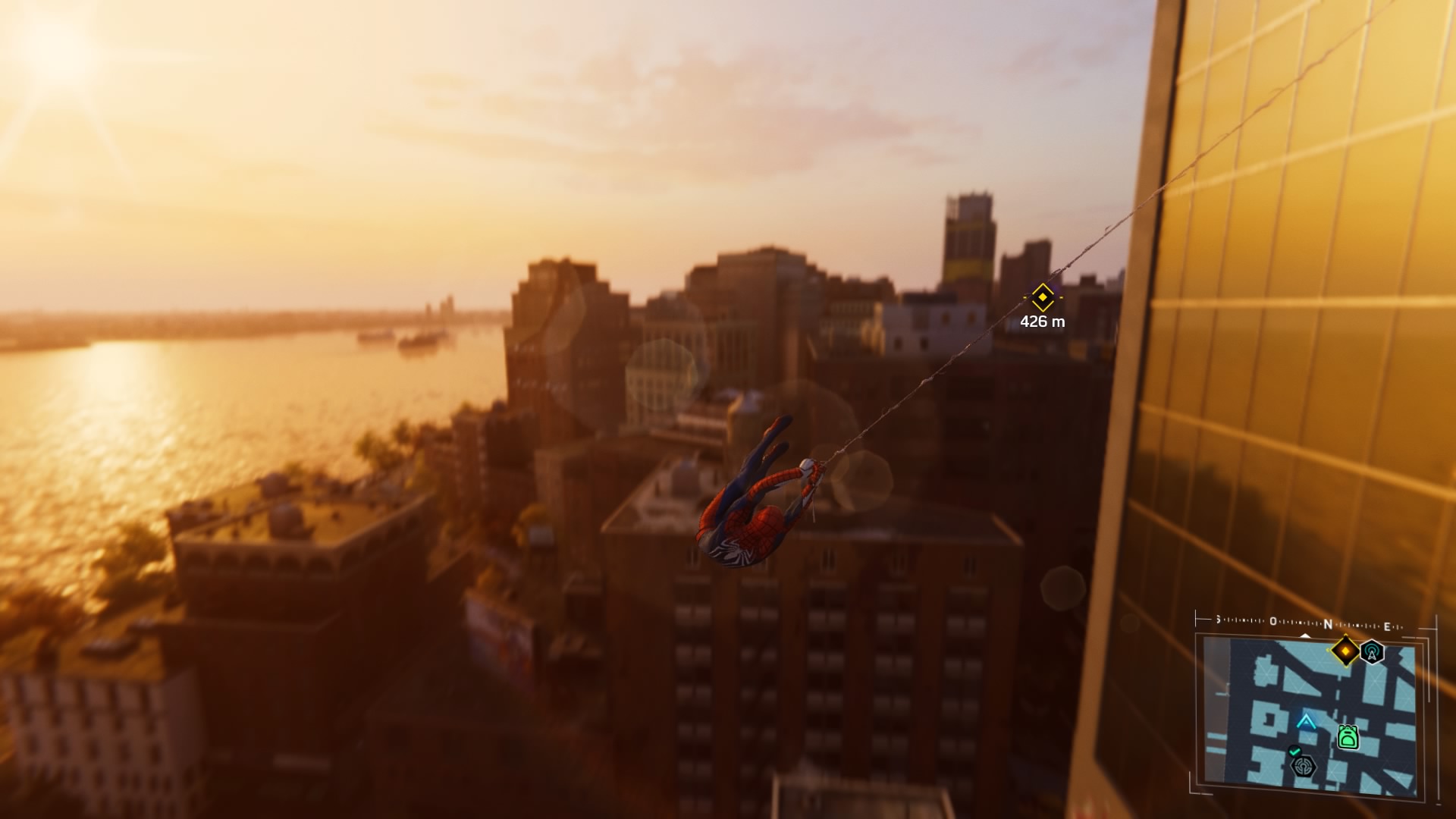 Spider-Man PS4 balanceo spiderman