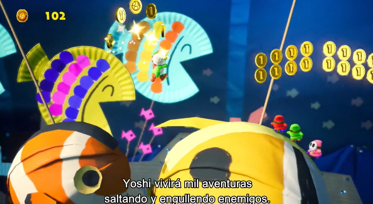 Yoshi's Crafted World yoshi