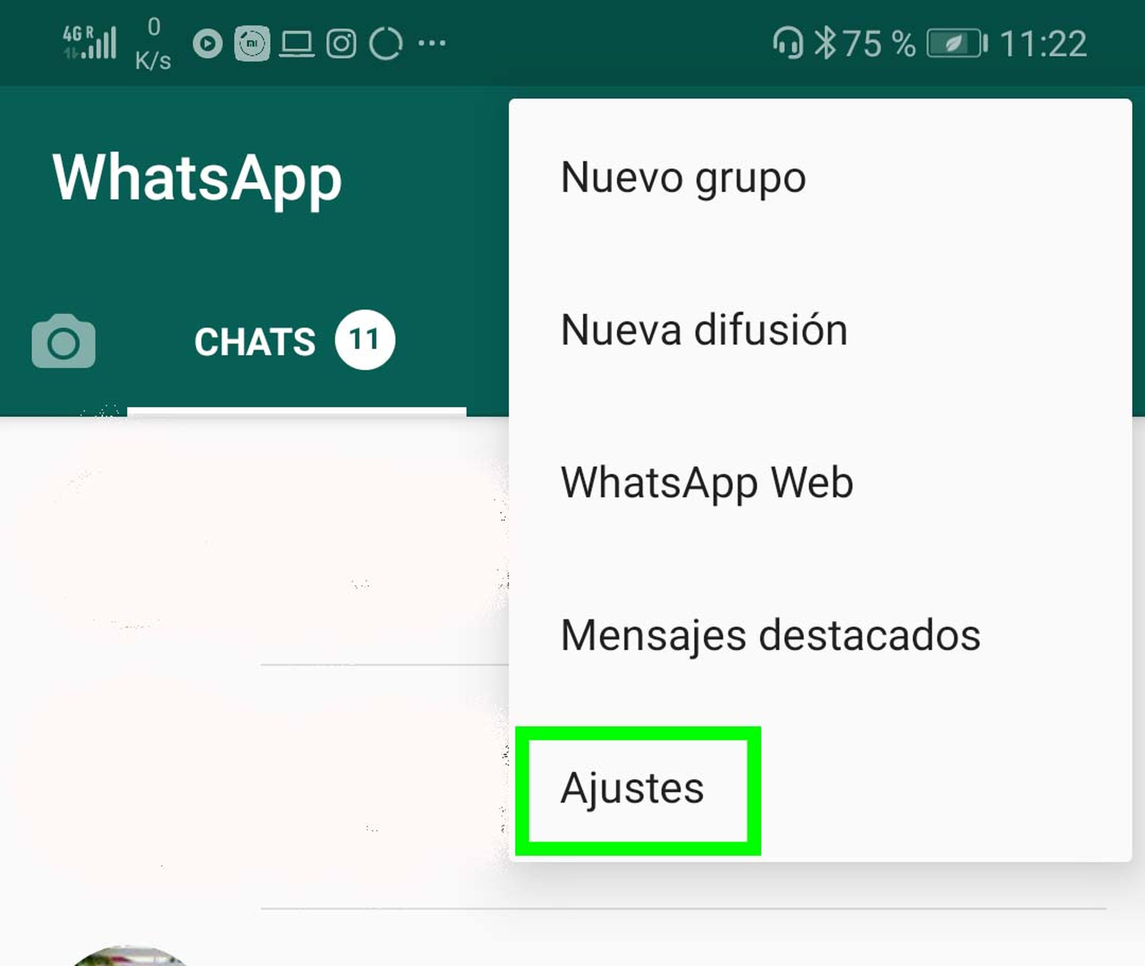 Ahorrar datos WhatsApp