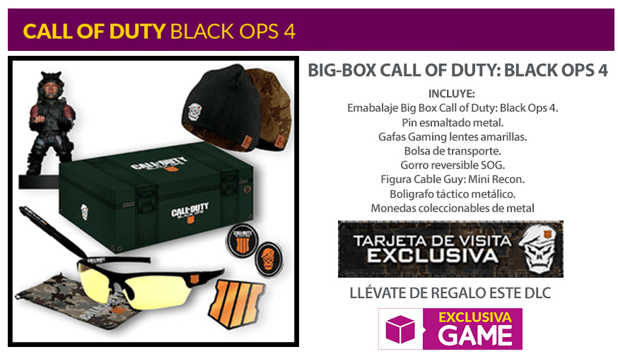 Call of Duty Black Ops IIII en GAME Call of Duty Black Ops IIII en GAME