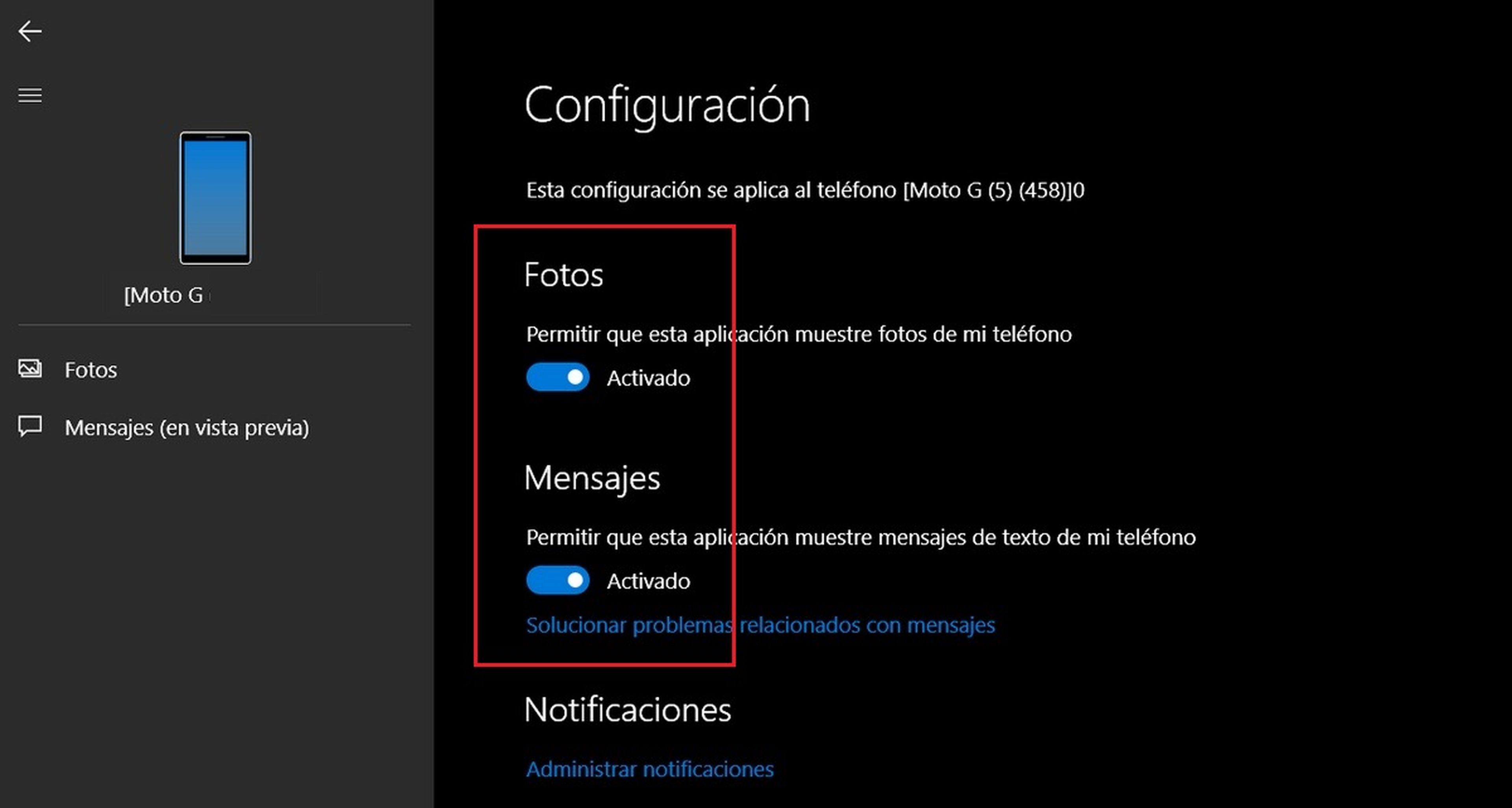 Cómo conectar tu móvil al PC y enviar fotos y mensajes con la app Tu Teléfono de Microsoft