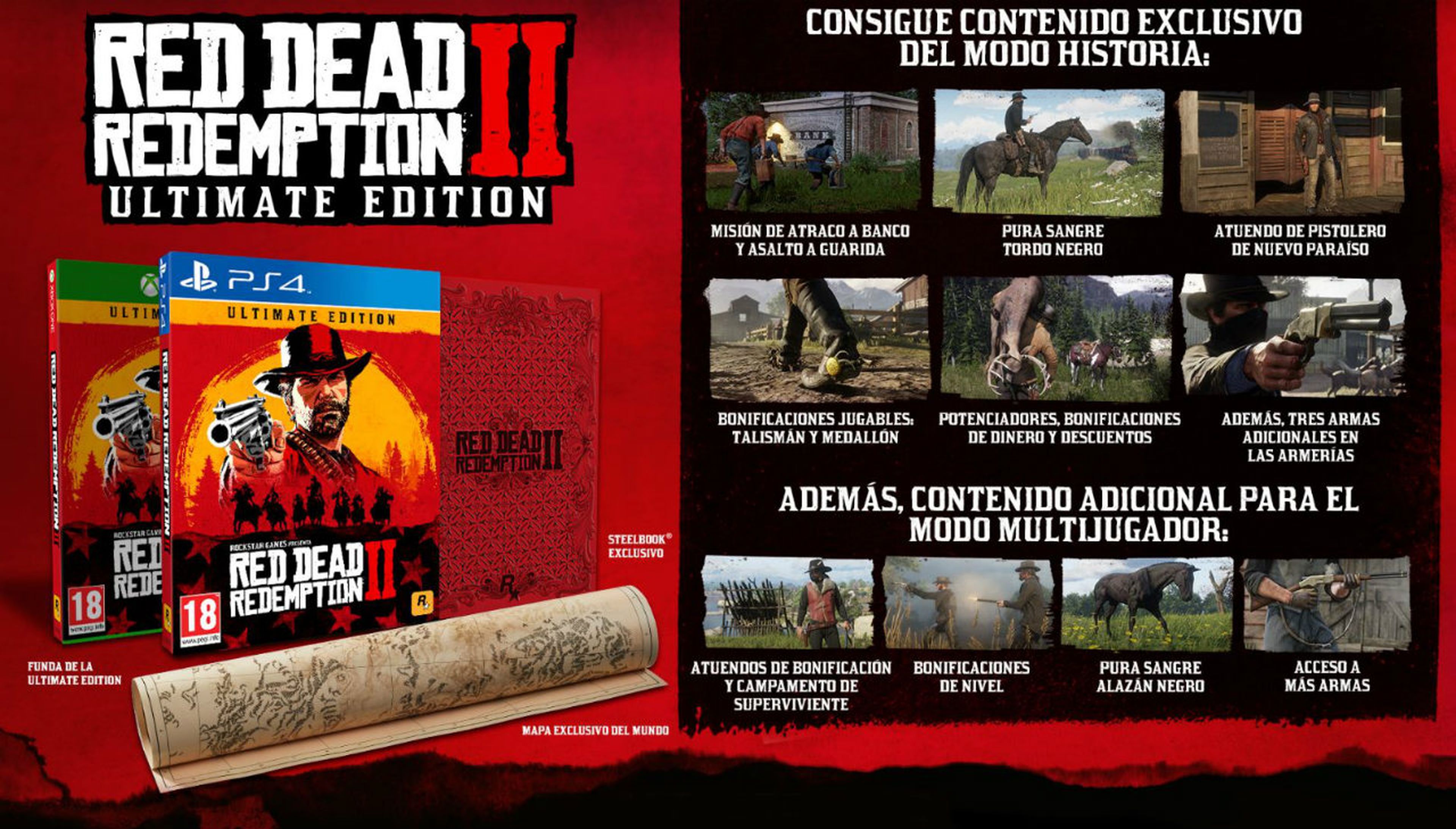 Ediciones y merchandising de Red Dead Redemption 2 en GAME