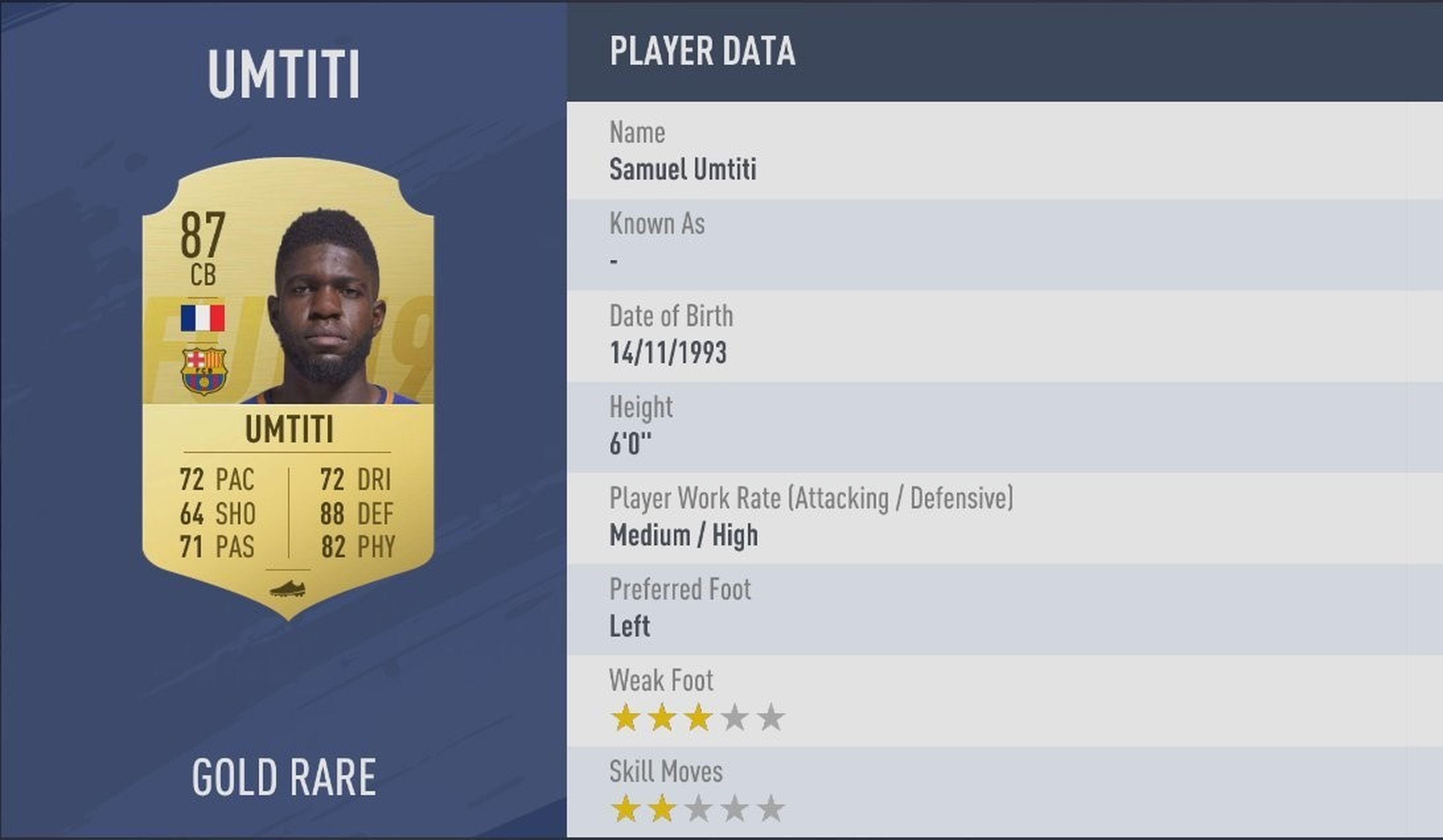 FIFA 19 - Samuel Umtiti