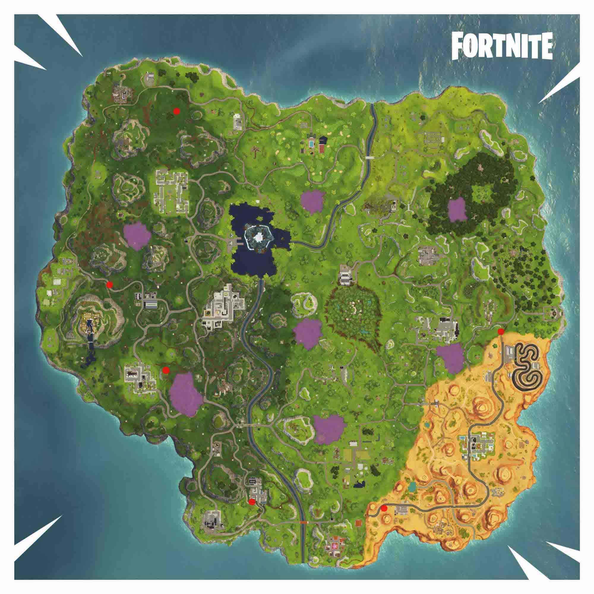 Donde Estan Los Circulos Llameantes En Fortnite Temporada 6 Guias - fortnite circulos llameantes temporada 6 mapa actualizado