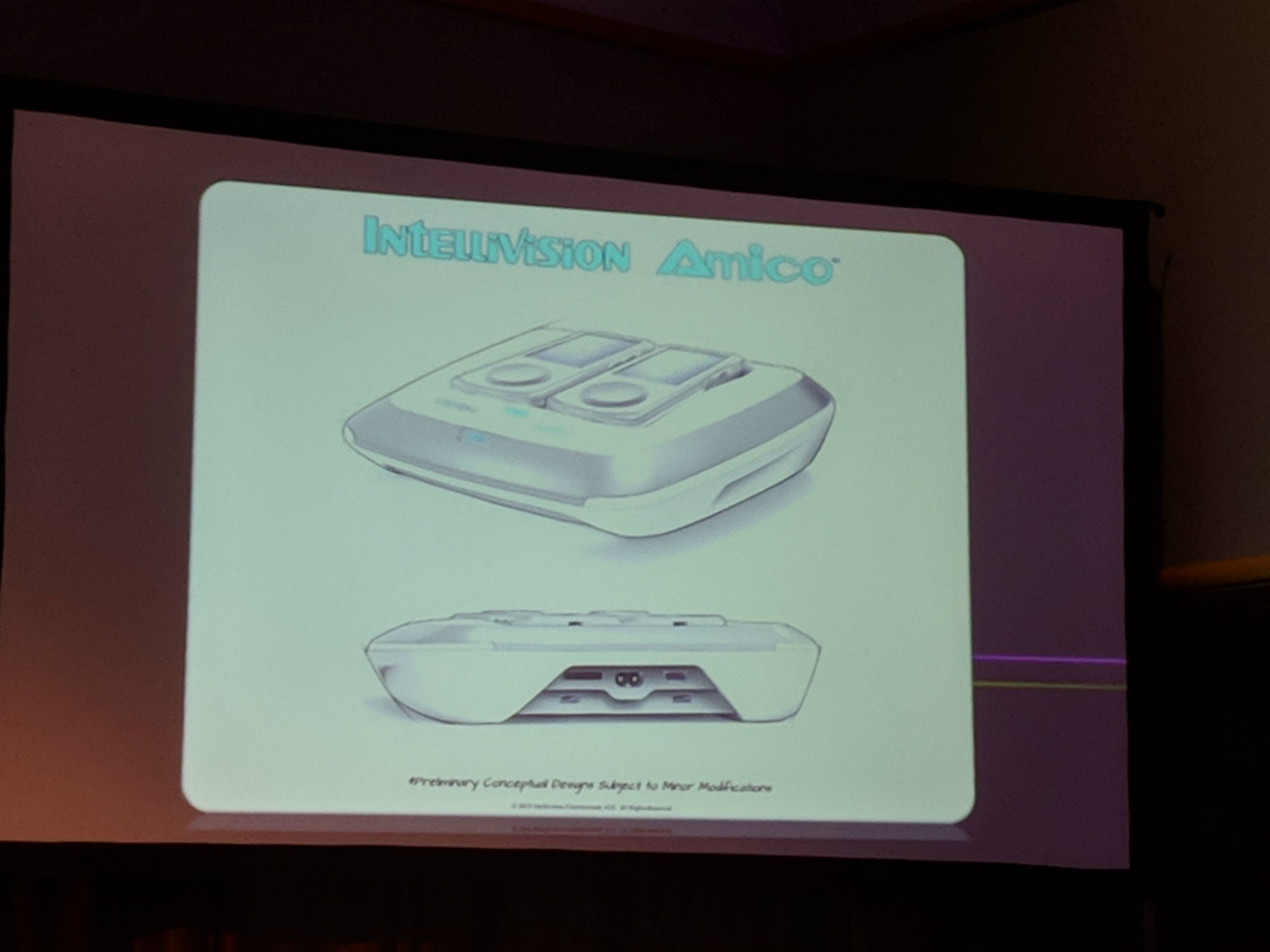 Foto de Intellivision Amico realizada durante su presentación por el medio DualShockers