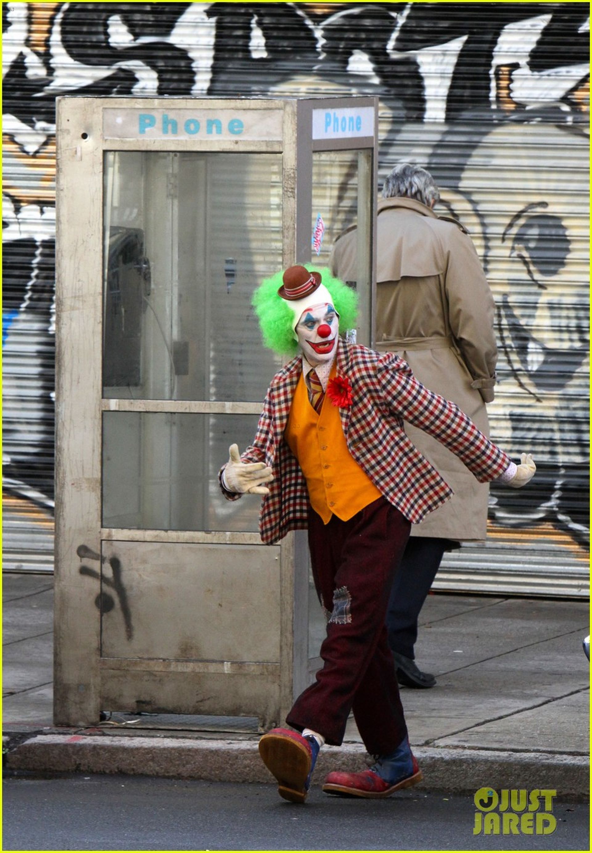 Joaquin Phoenix en el rodaje de Joker