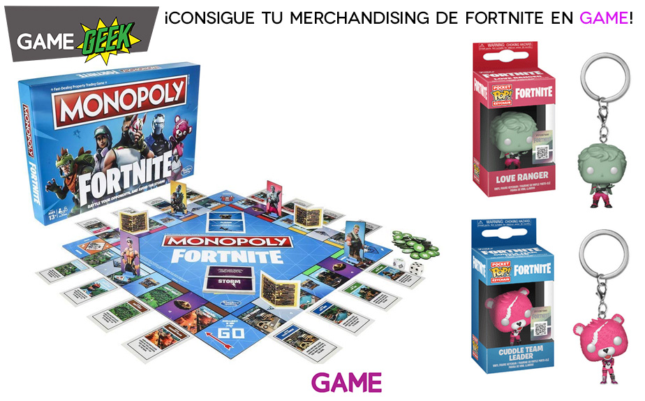 Merchandising de Fortnite en GAME Merchandising de Fortnite en GAME