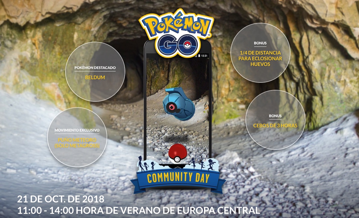 Pokemon Go dia de la comunidad octubre 2018 Pokemon Go dia de la comunidad octubre 2018