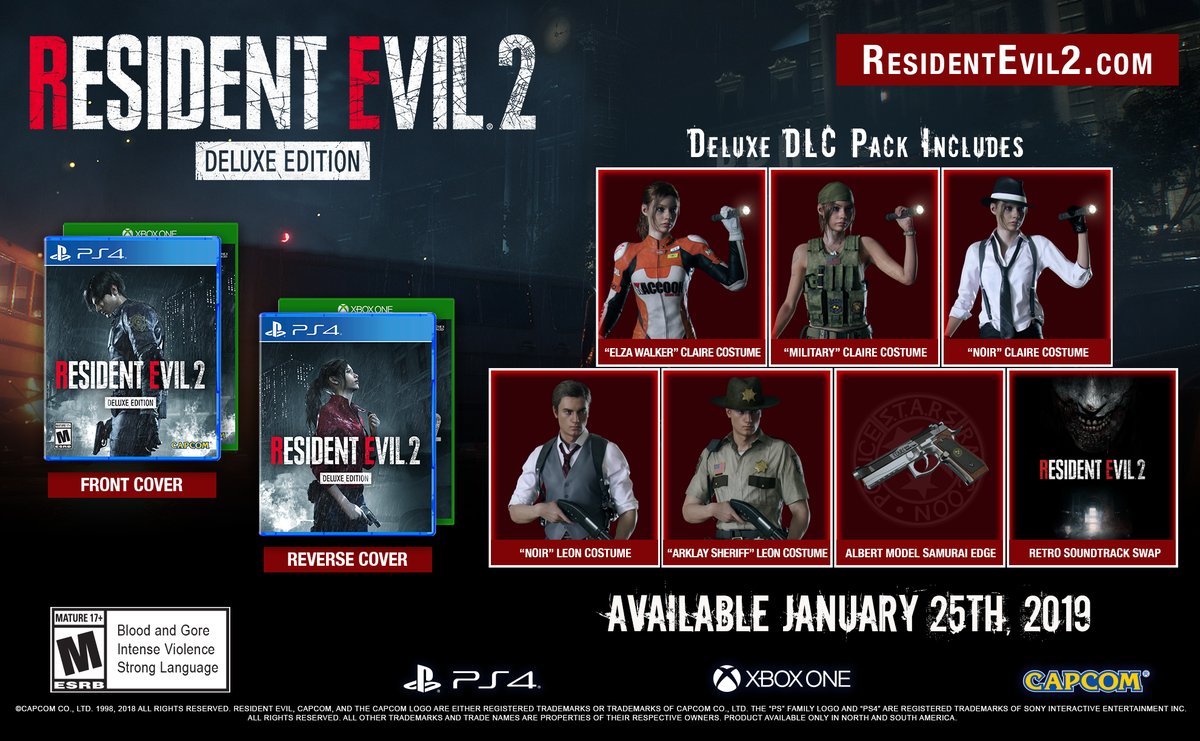 Así es el contenido de la Resident Evil 2 Deluxe Edition ...