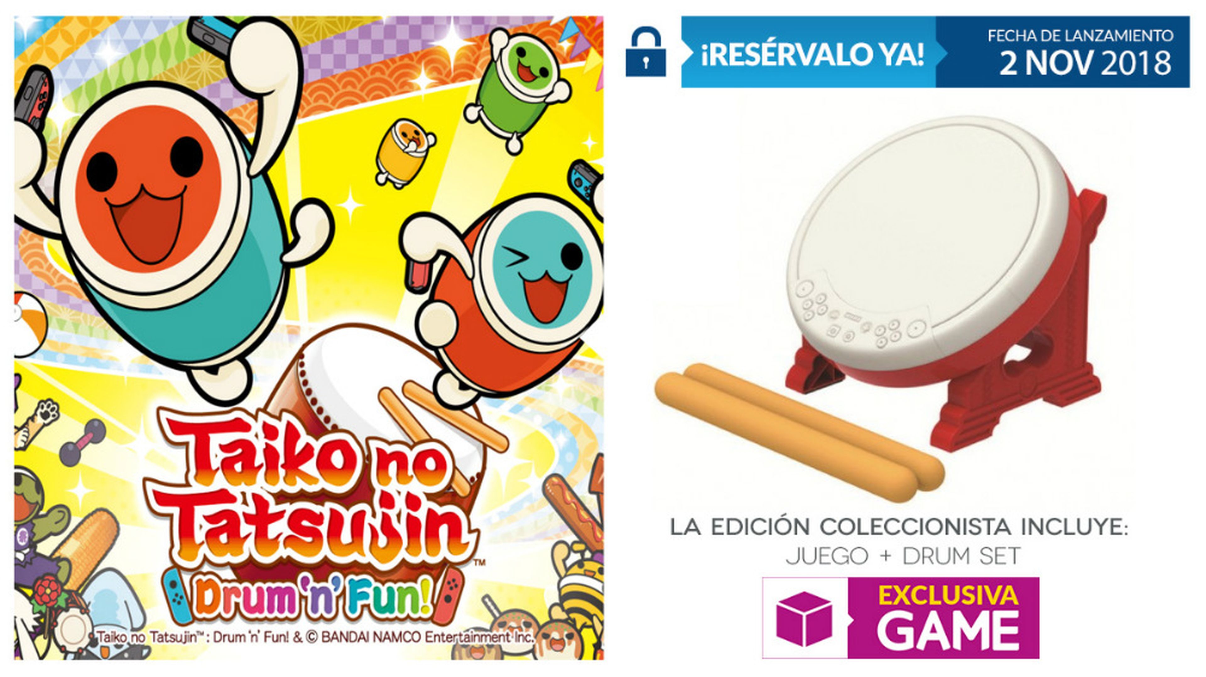 Taiko No Tatsujin Drum ’n’ Fun Edición Coleccionista en GAME