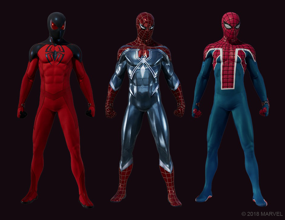 Trajes Spider-Man DLC PS4 spiderman