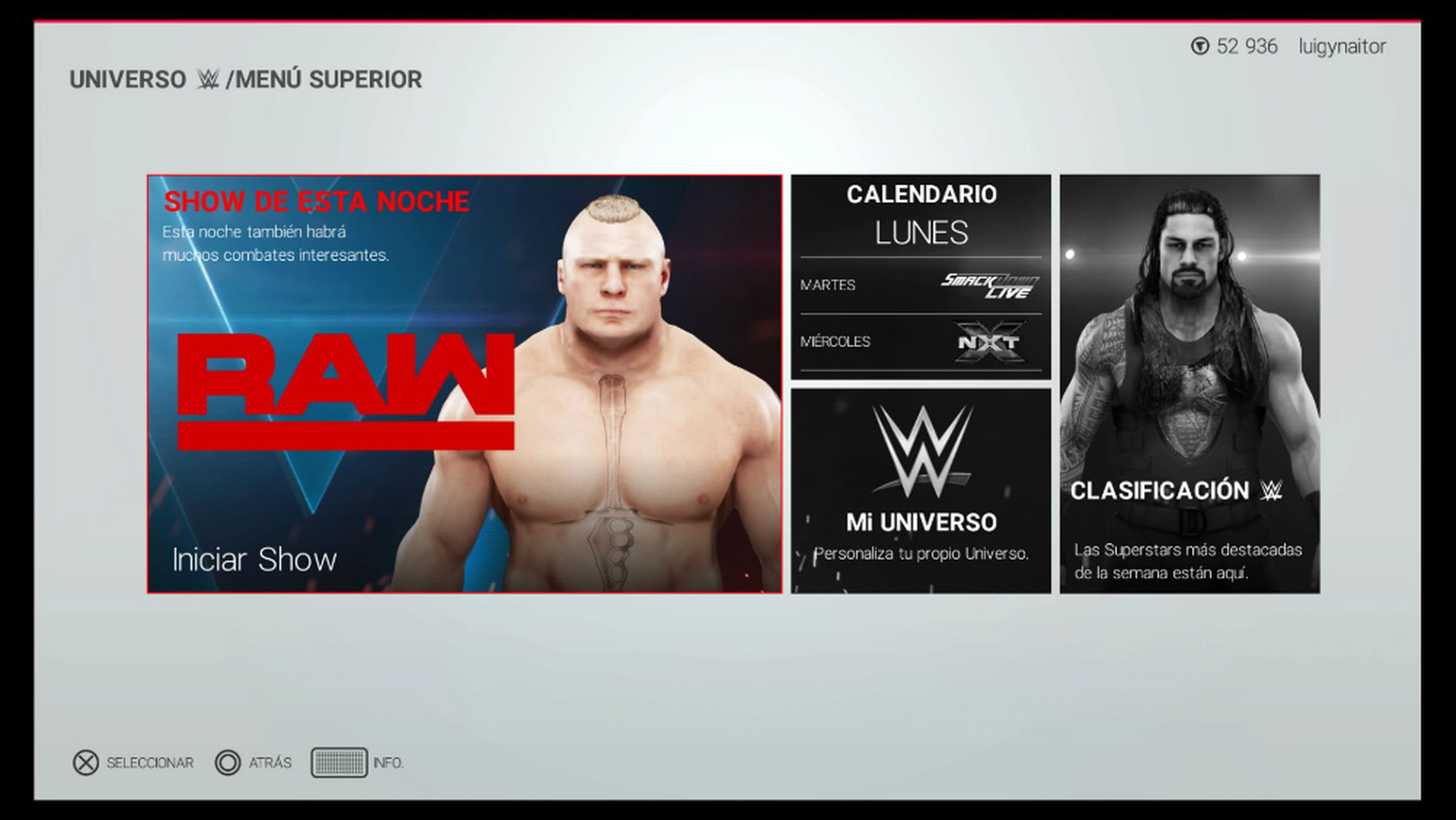 WWE 2K19 - Universo WWE