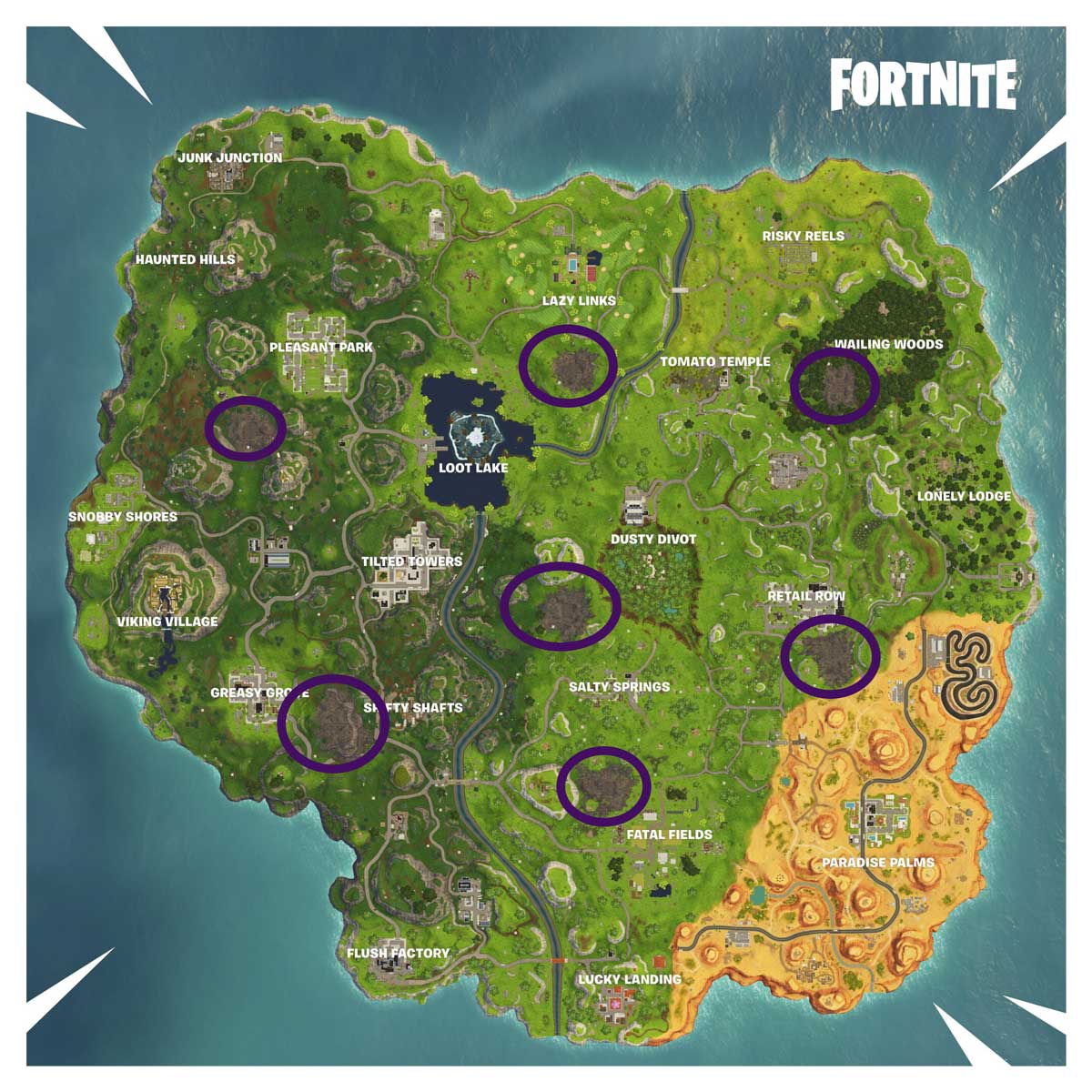 Zonas Corruptas en Fortnite Zonas Corruptas en Fortnite