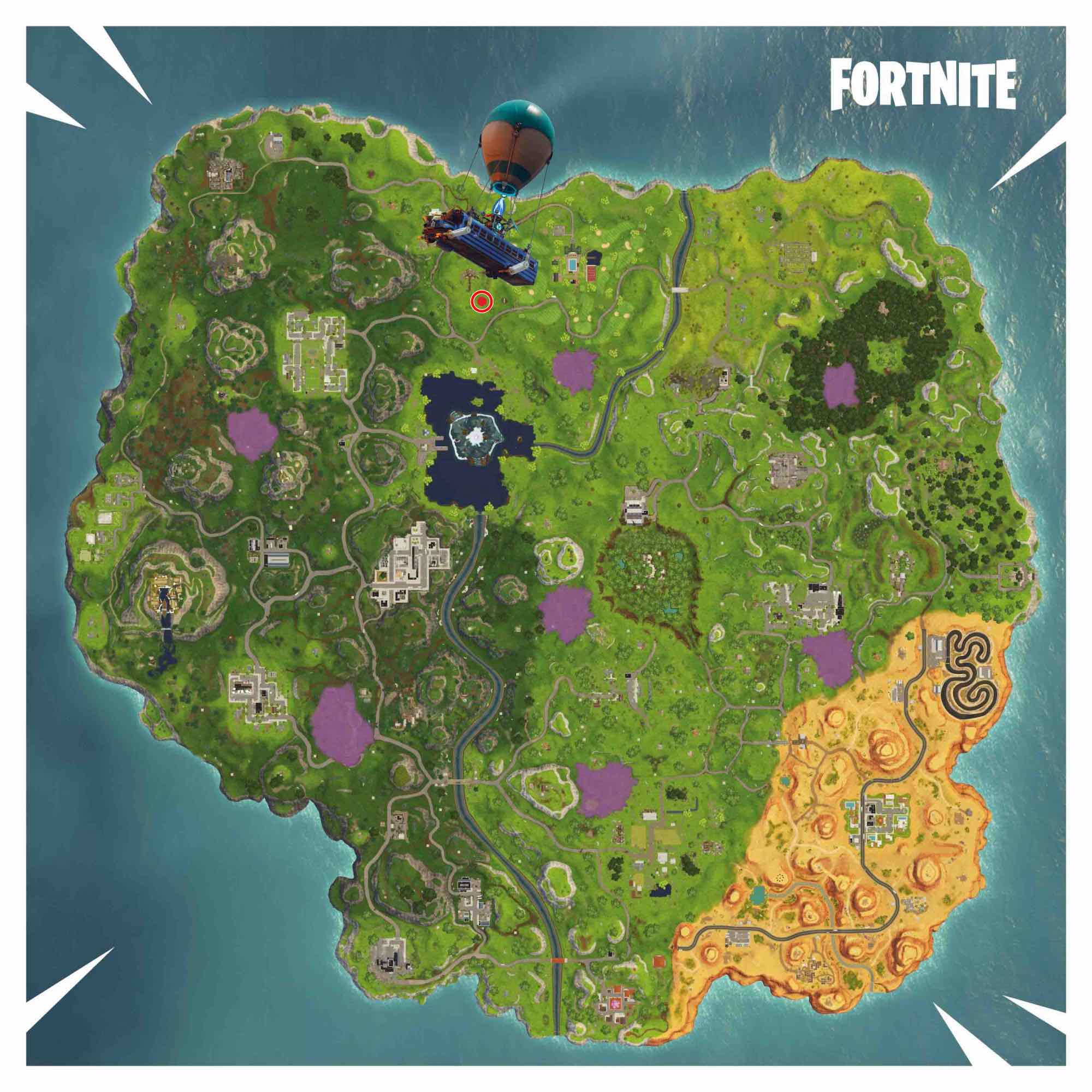 Autobus de batalla estrellado en fortnite Autobus de batalla estrellado en fortnite