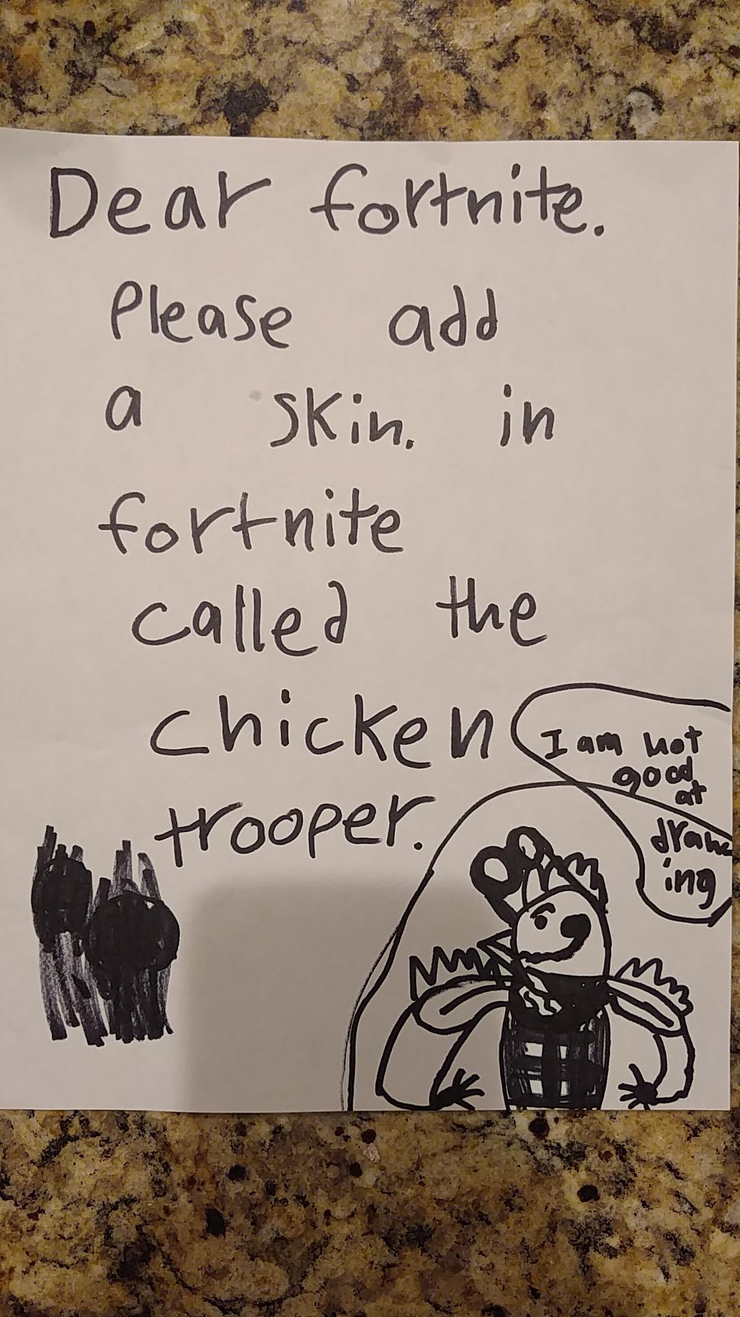The Chicken Trooper Fortnite