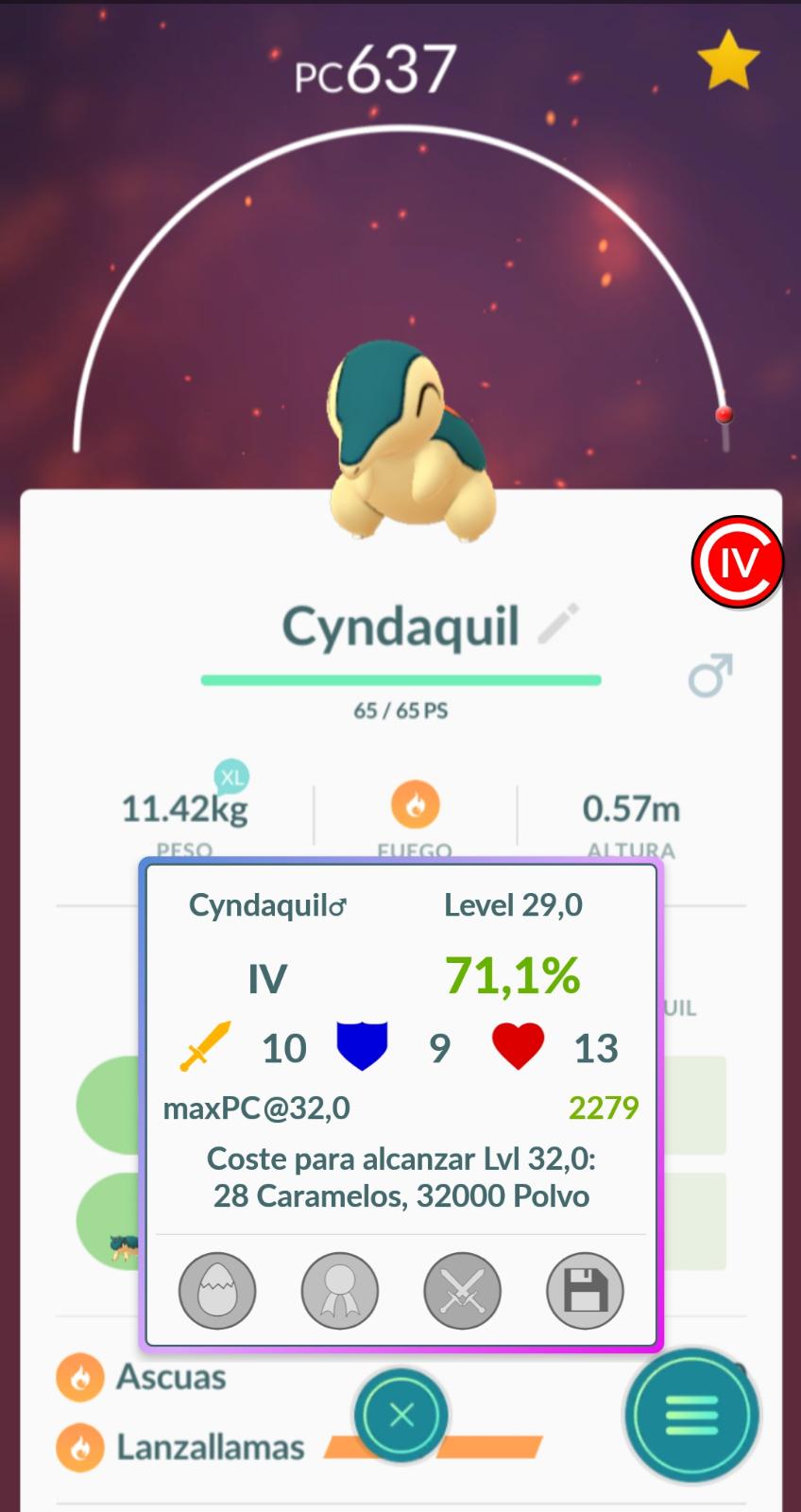 Cyndaquil IVs cyndaquil