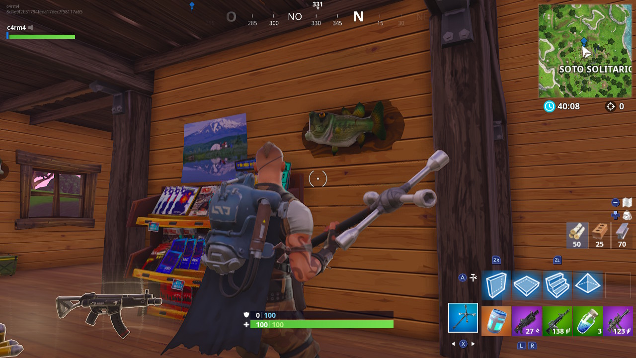 Fortnite baila delante trofeo de pesca Fortnite baila delante trofeo de pesca