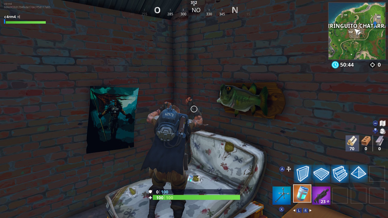 Fortnite baila delante trofeo de pesca Fortnite baila delante trofeo de pesca
