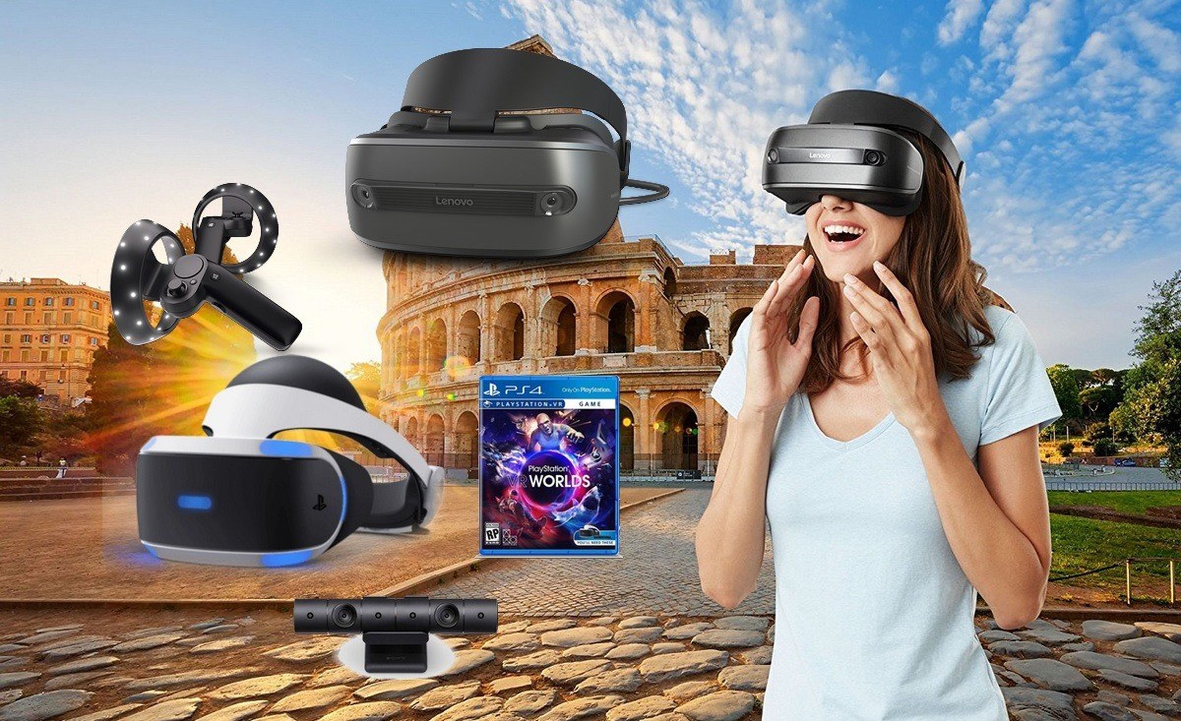Gafas de Realidad Virtual Lenovo Explorer por 150 euros, y otras ofertas: PS VR, Oculus...