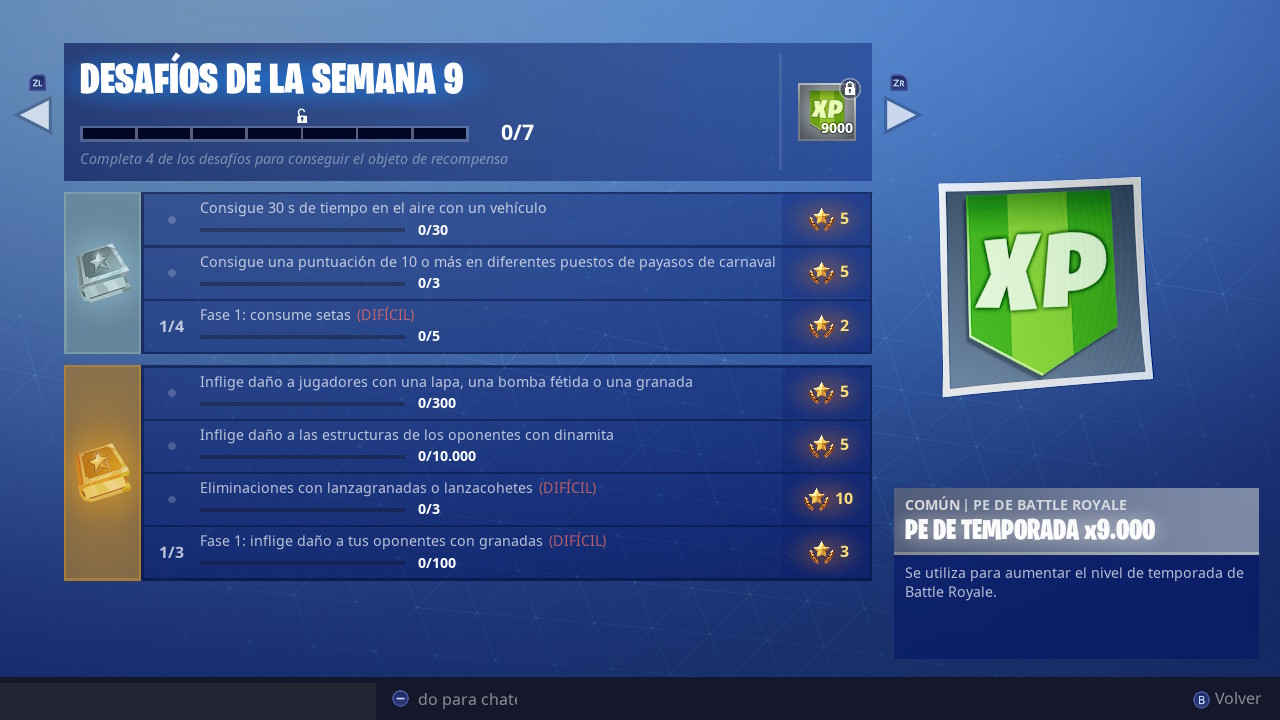 Semana 9 Temporada 6 De Fortnite Como Completar Todos Los Desafios - desfaios fortnite