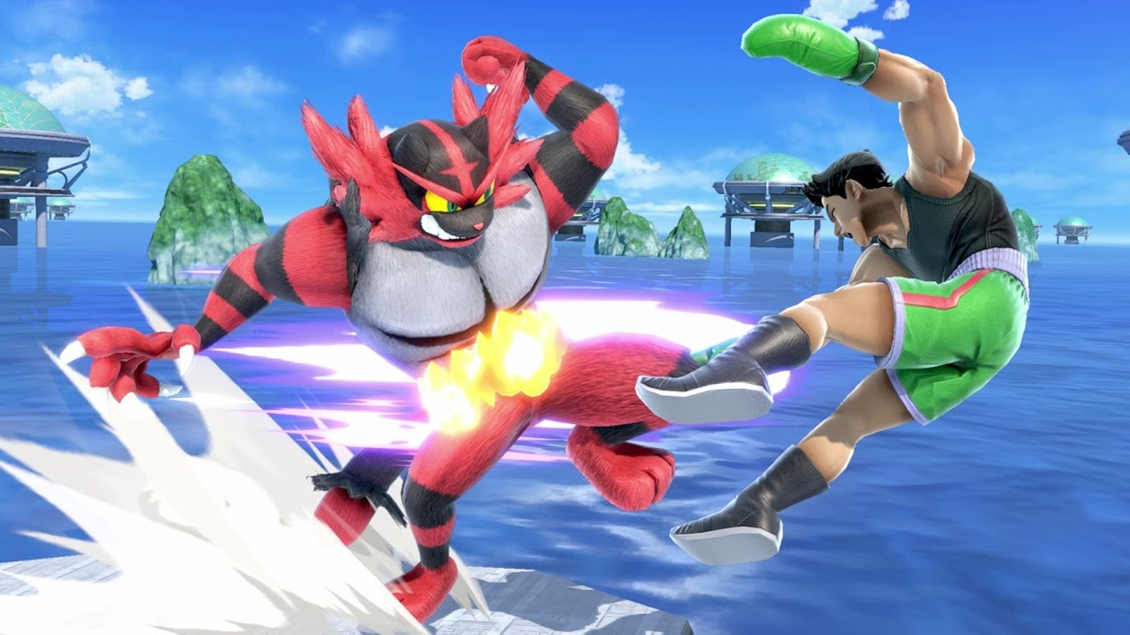 Ken e Incineroar en Super Smash Bros. Ultimate