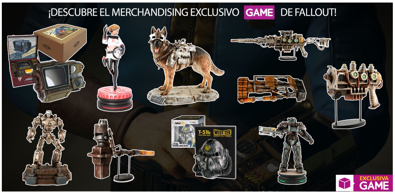 Merchandising Fallout en GAME fallout