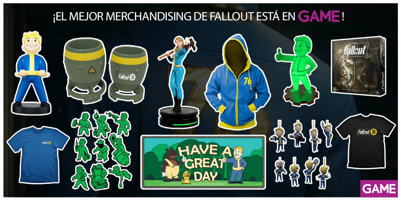 Todo El Merchandising De Fallout Exclusivo Disponible En GAME