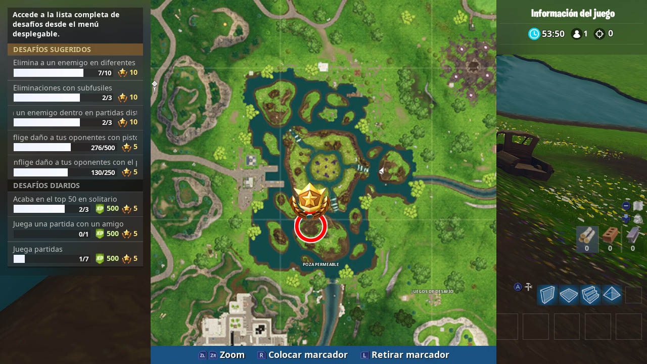 Partida de caza de la semana 7 mapa Partida de caza de la semana 7 mapa