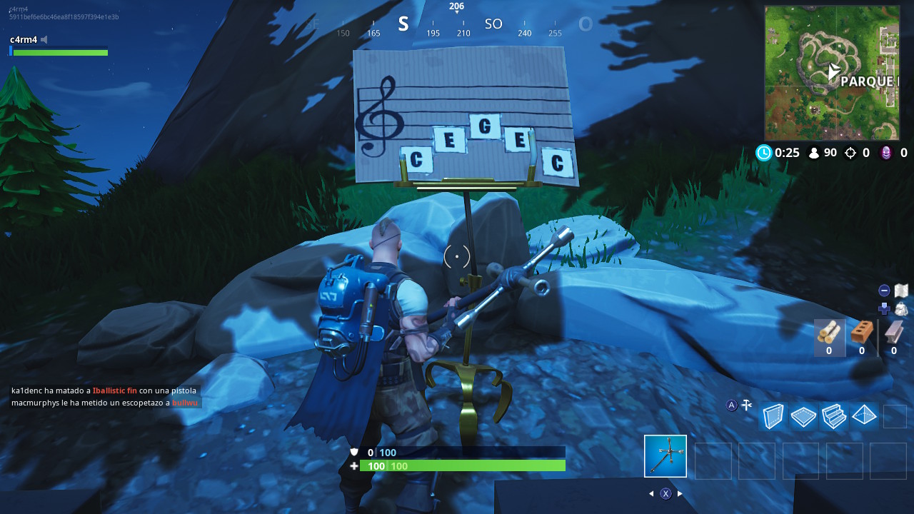 Partitura parque placentero fortnite Partitura parque placentero fortnite