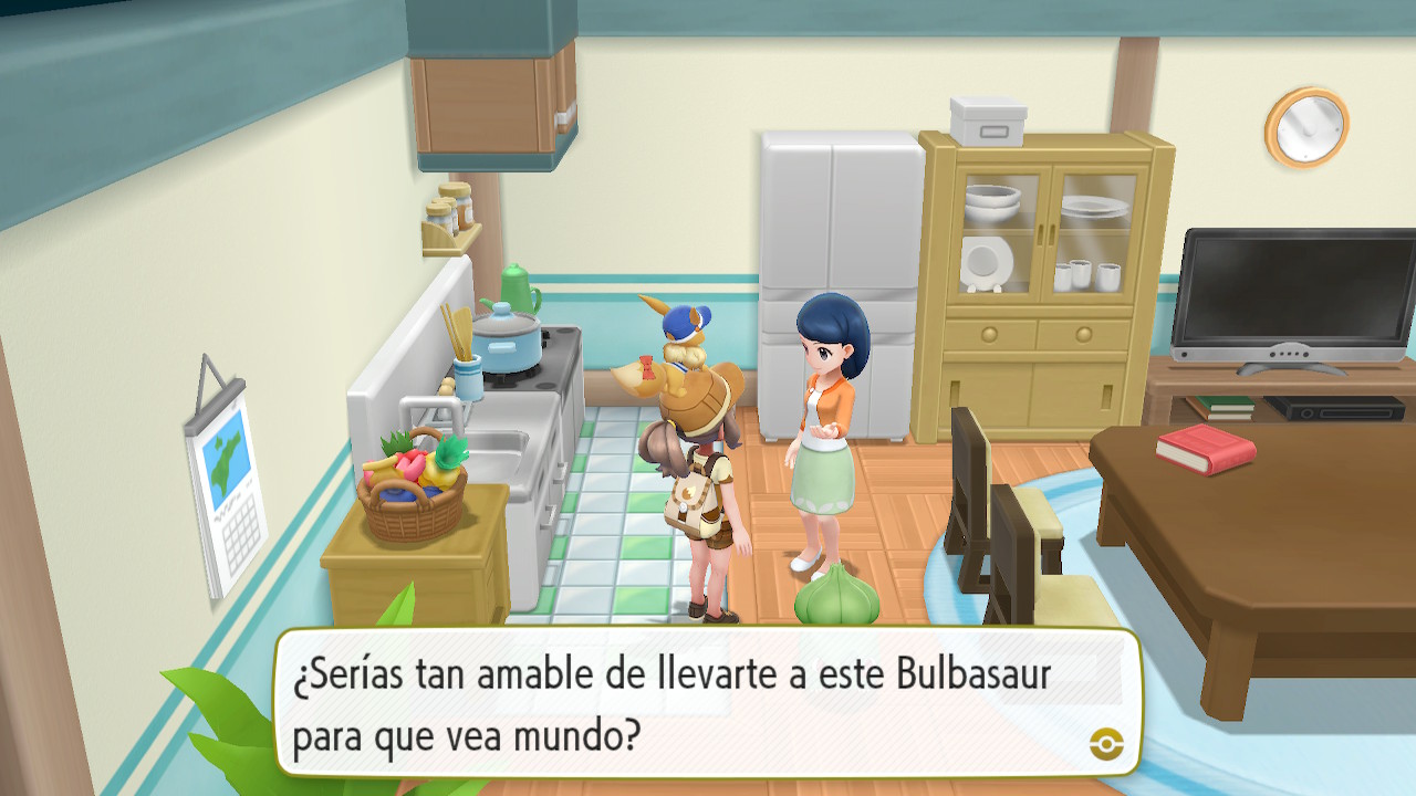 Pokémon iniciales en Pokémon Let's Go bulbasaur, charmander, squirtle,