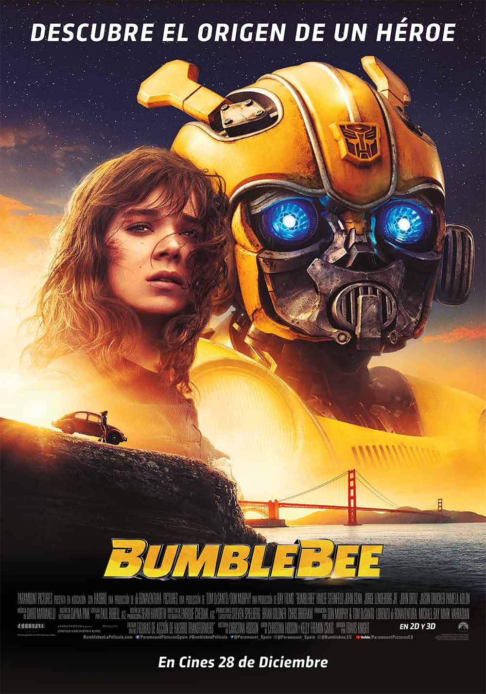 Póster español de Bumblebee Póster español de Bumblebee
