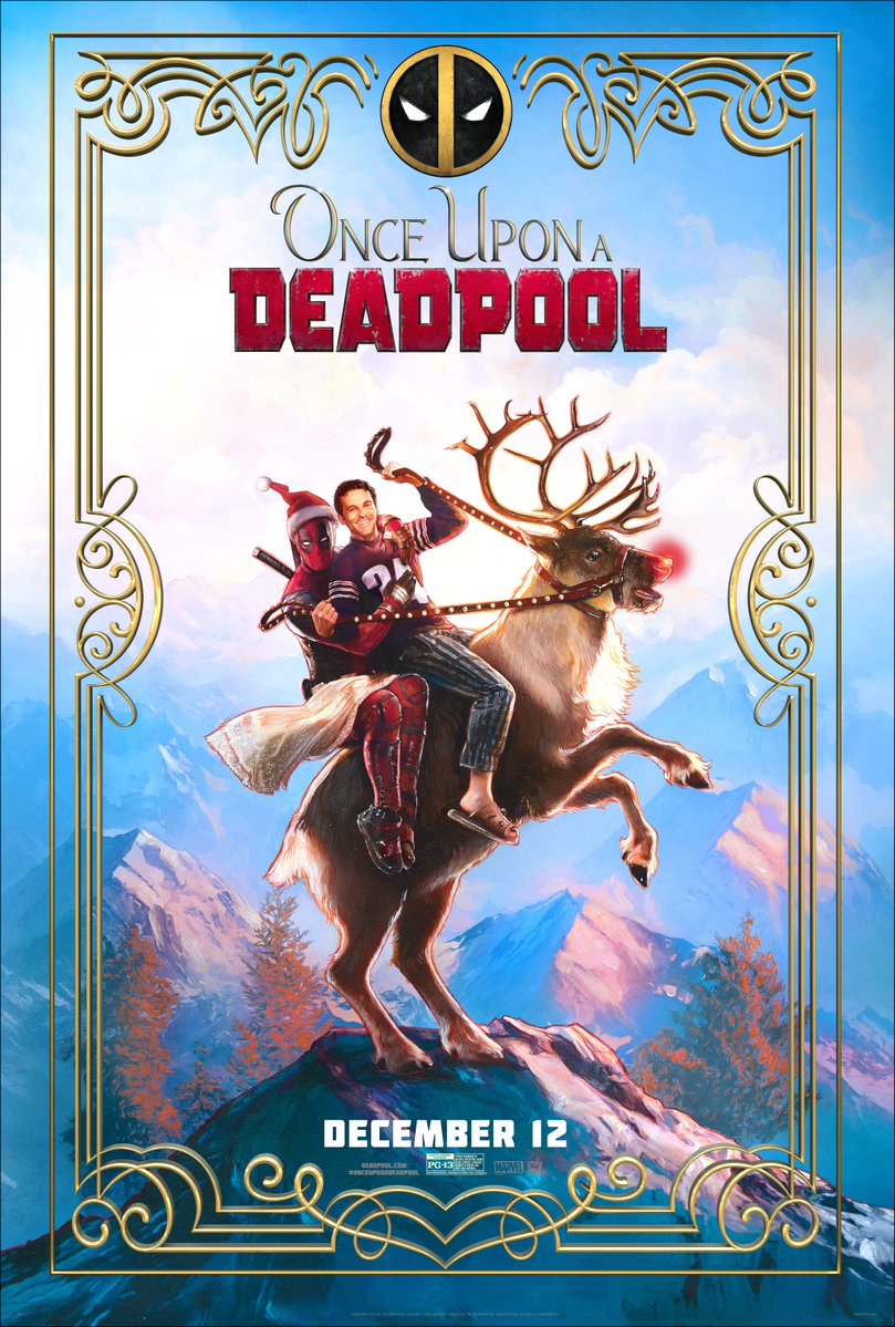Póster oficial de Érase una vez Deadpool Póster oficial de Érase una vez Deadpool