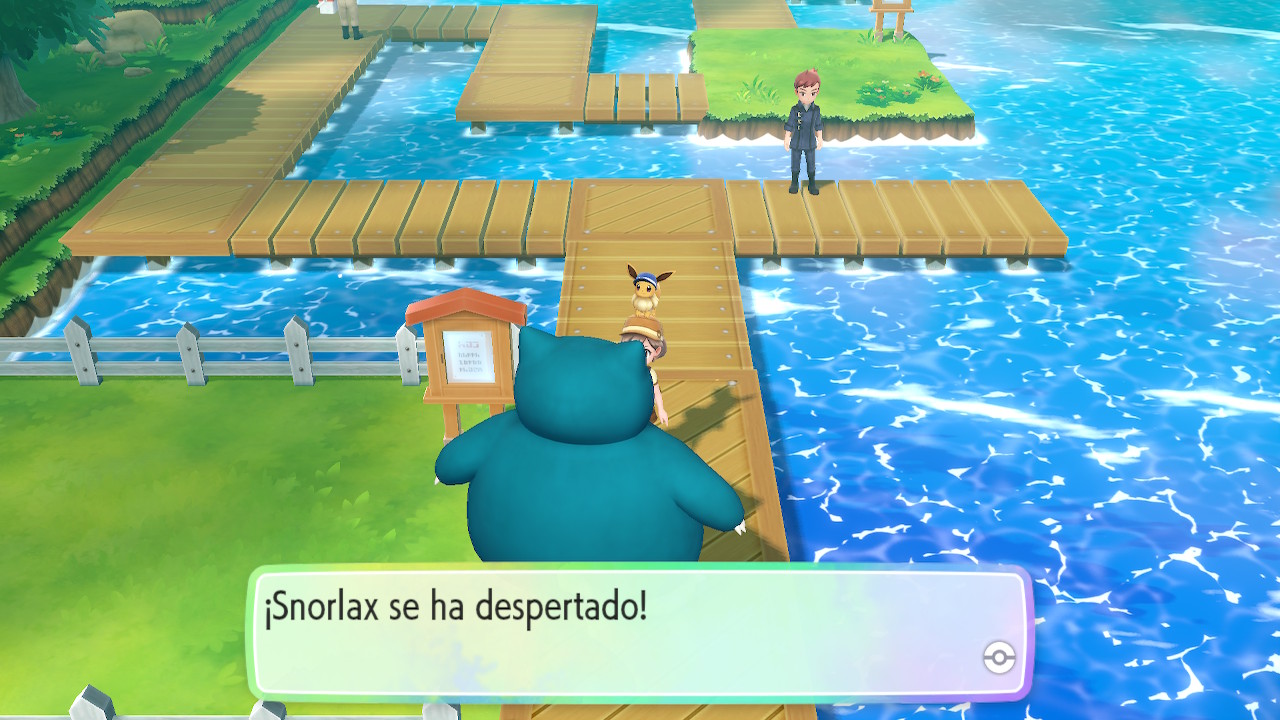 Snorlax en Pokémon Let's Go pokemon