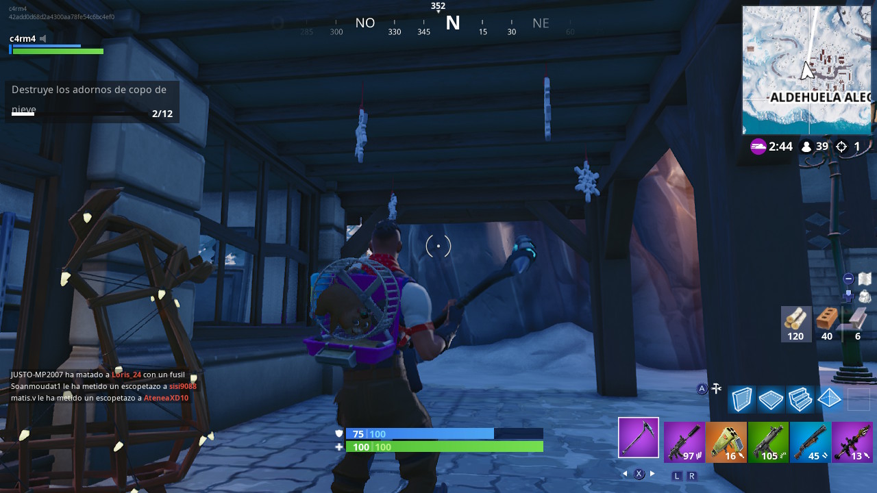 destruye los copos de nieve fortnite destruye los copos de nieve fortnite