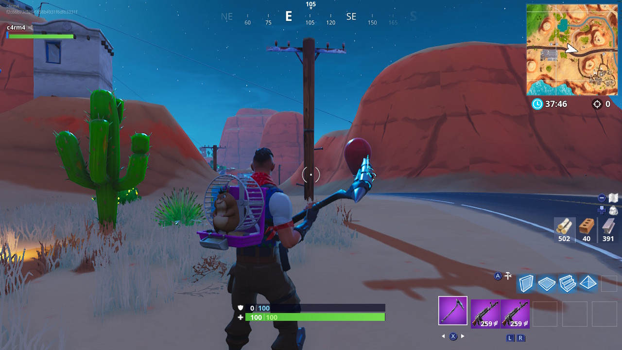 destruye postes de madera fortnite - nom equipe fortnite