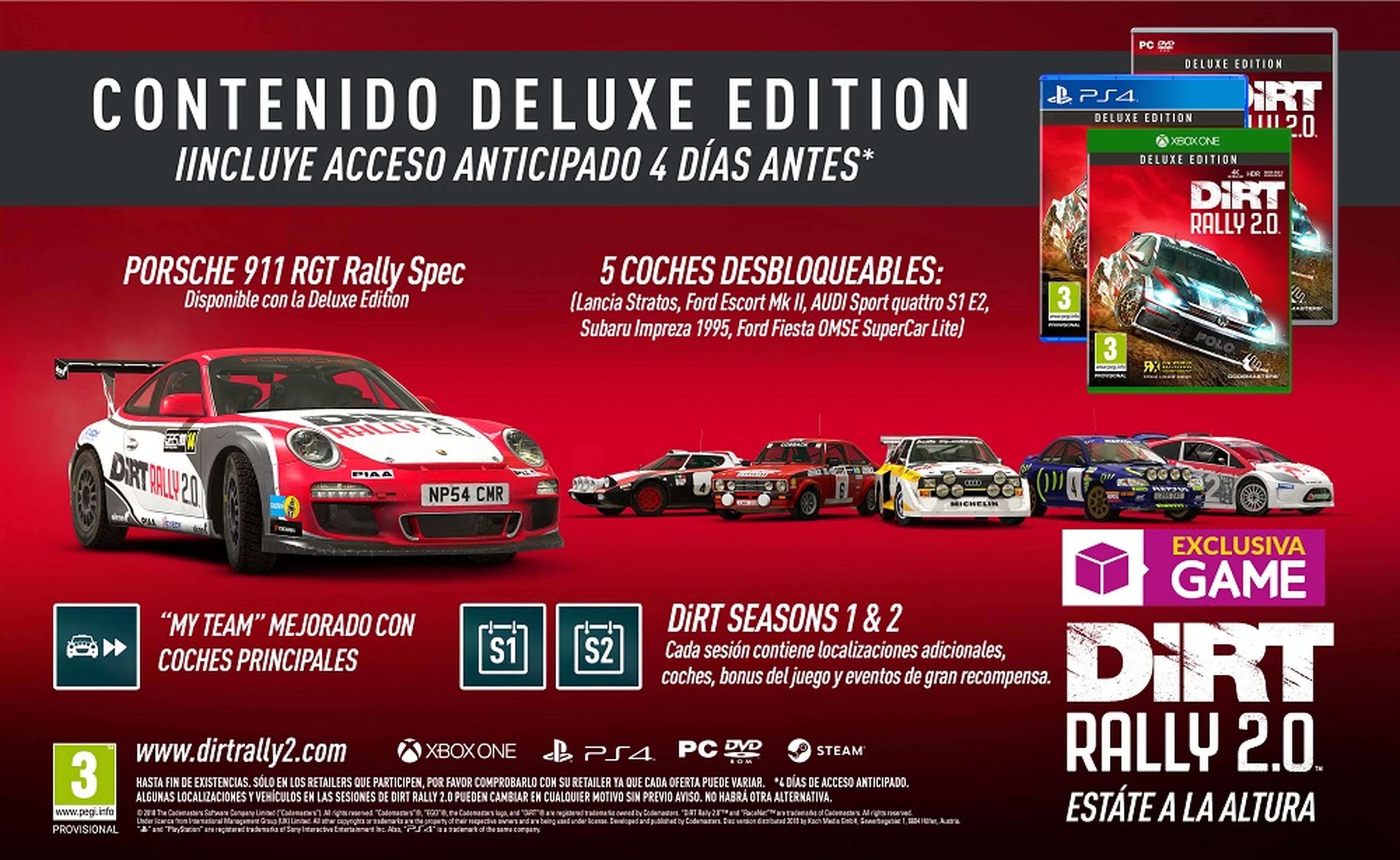 DiRT Rally 2.0 Deluxe Edition en GAME