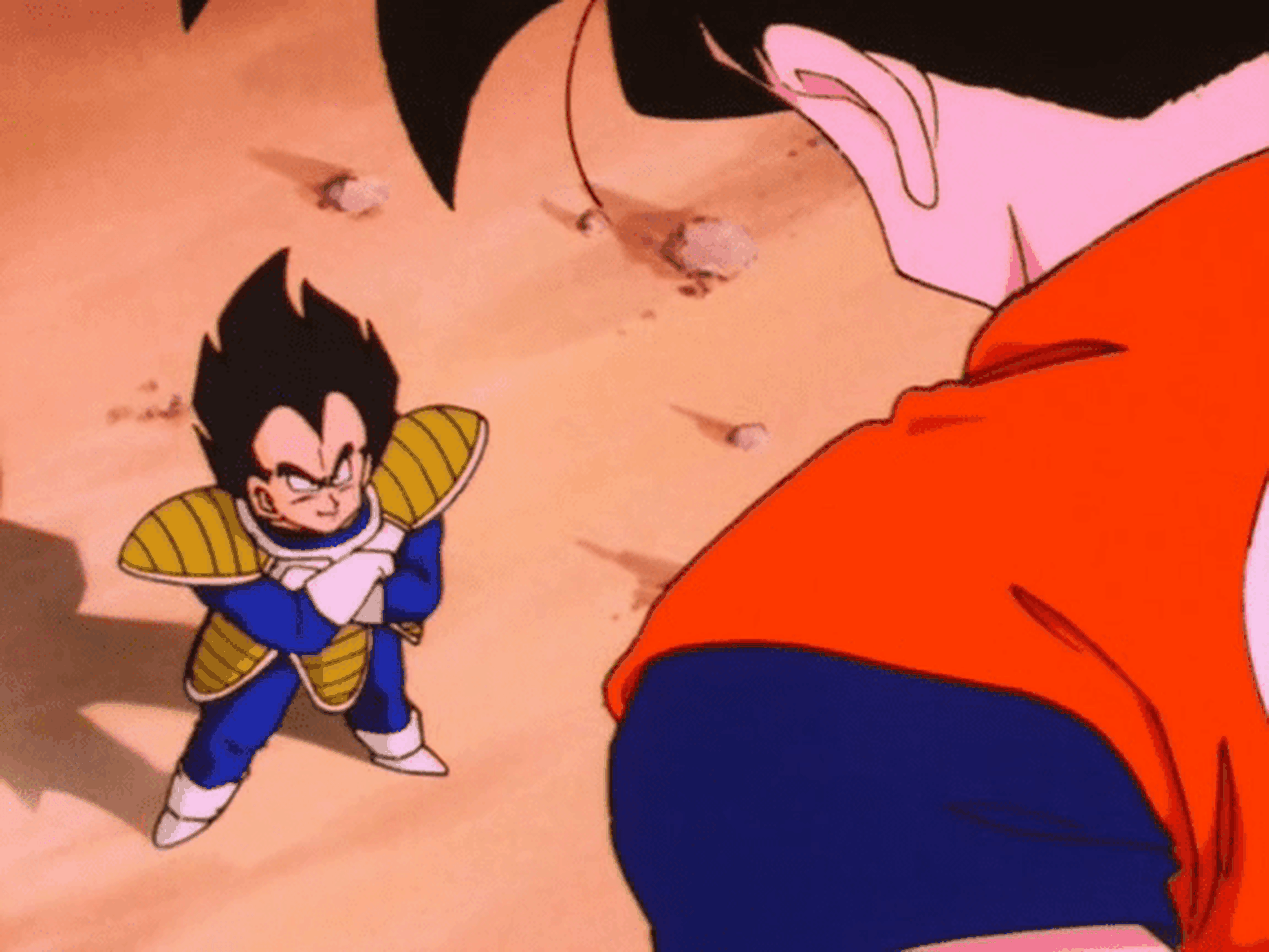 Dragon Ball Z capítulo 30 Goku contra Vegeta