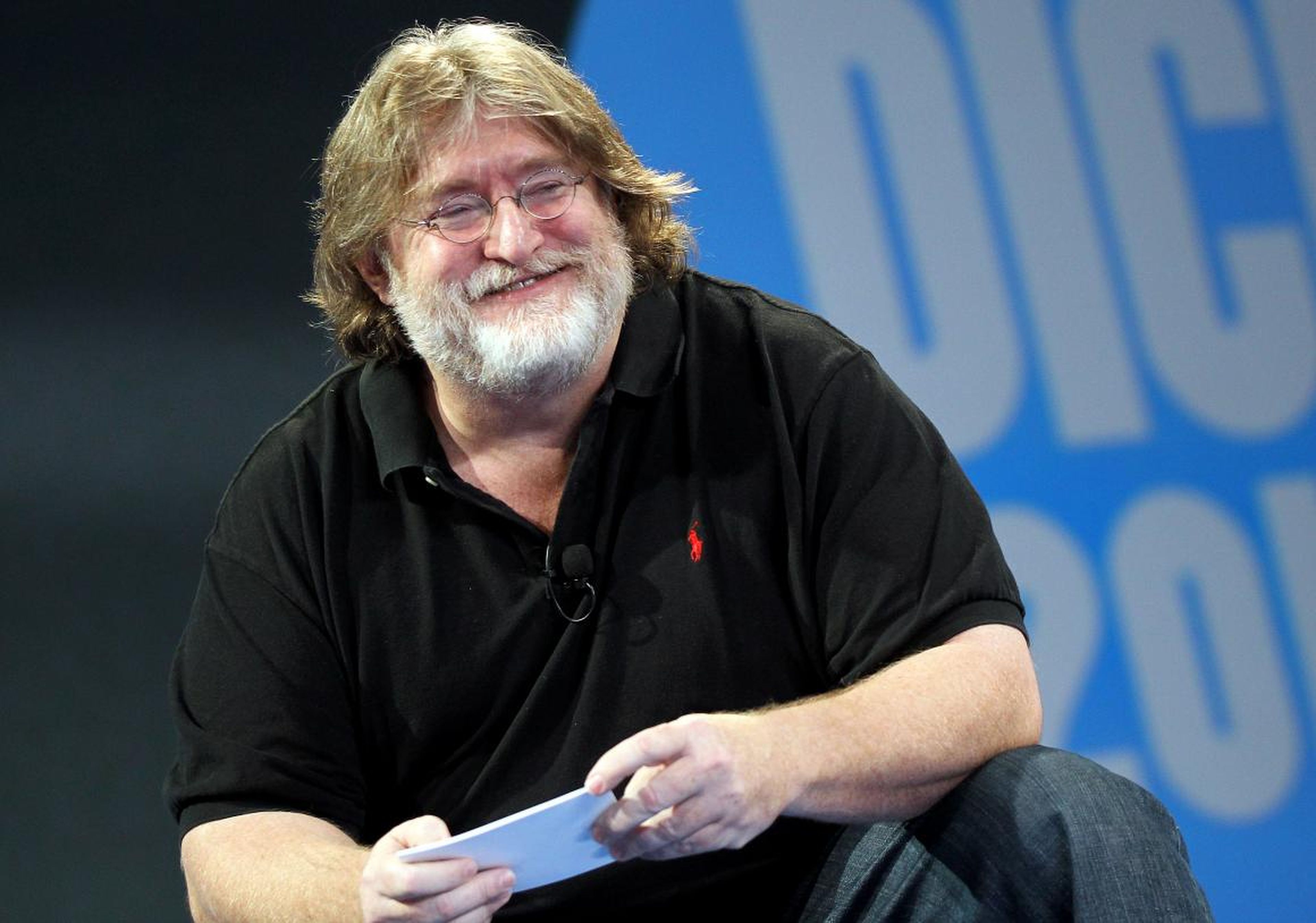 Gabe 'gaben' Newell, presidente y cofundador de Valve Software, en 2013.
