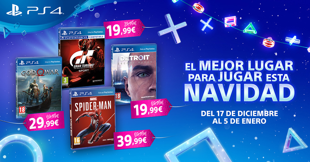 PS4 Rebajas de Navidad PS4 Rebajas de Navidad
