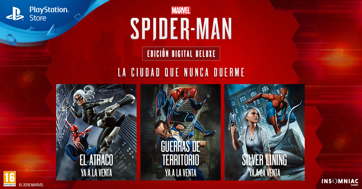 Spider-Man Lining pack Spider-Man PlayStation 4
