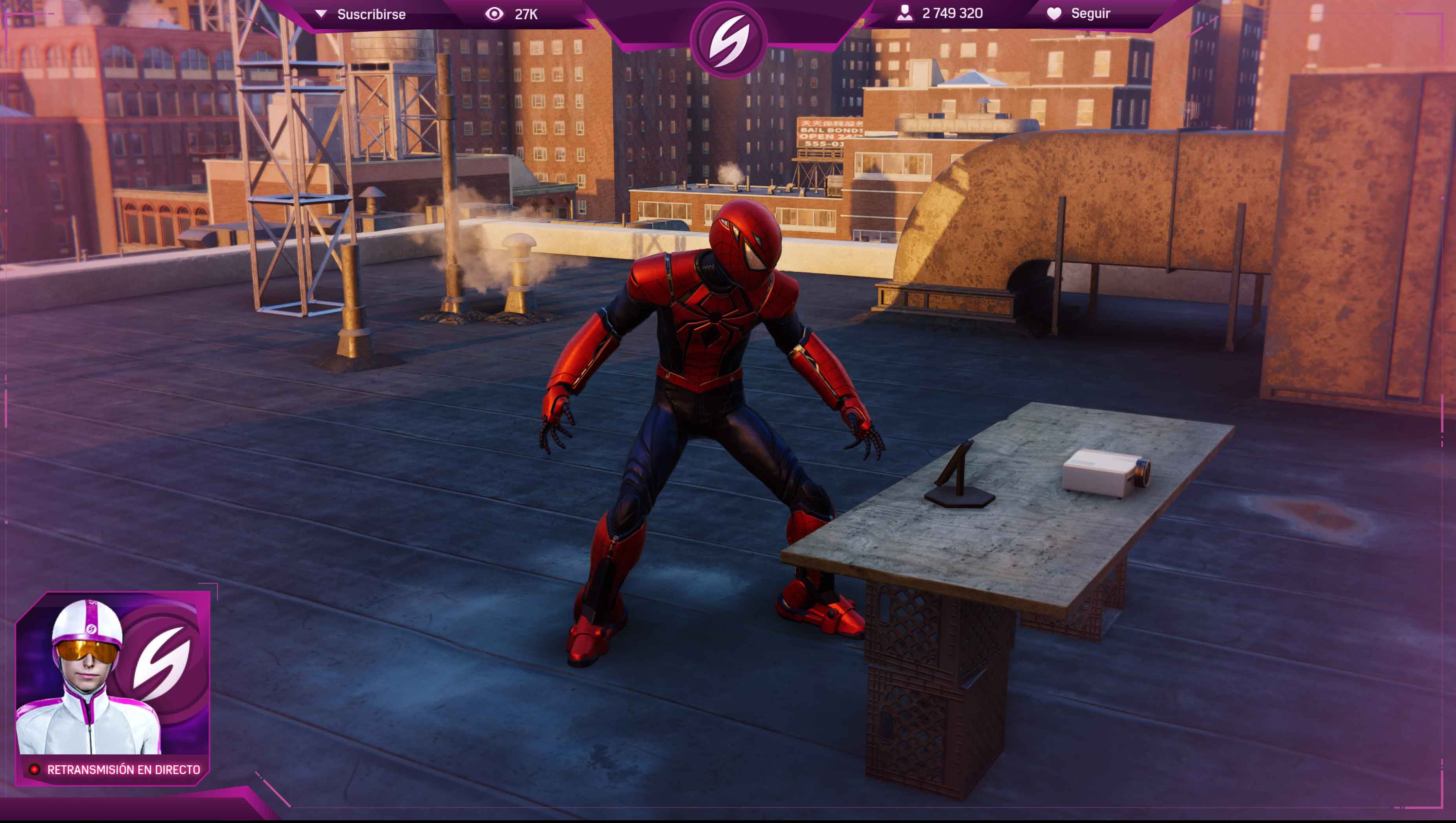 Spider-Man Lining screwball Spider-Man PlayStation 4