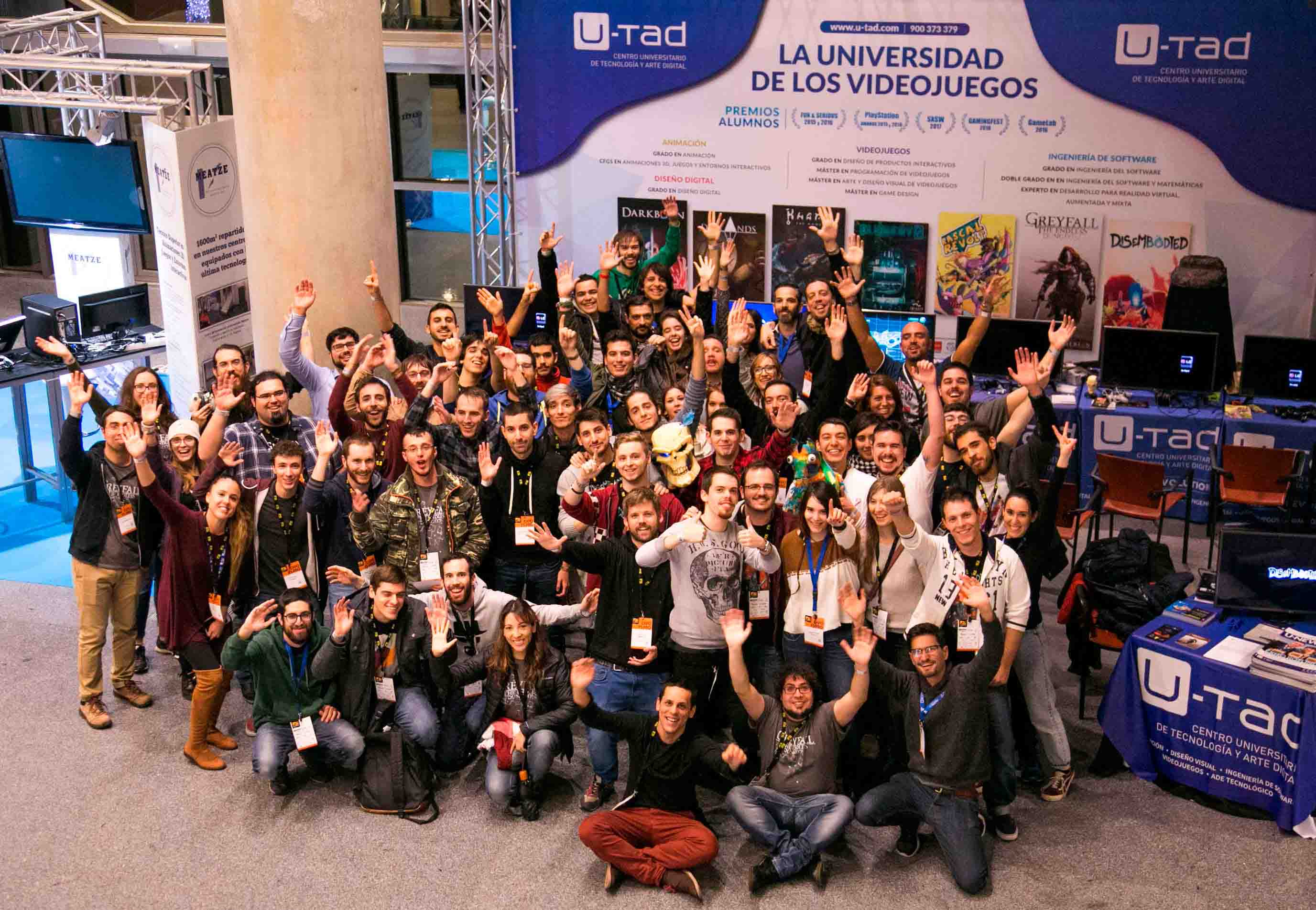 U-tad Dic 18 foto de grupo U-tad formación